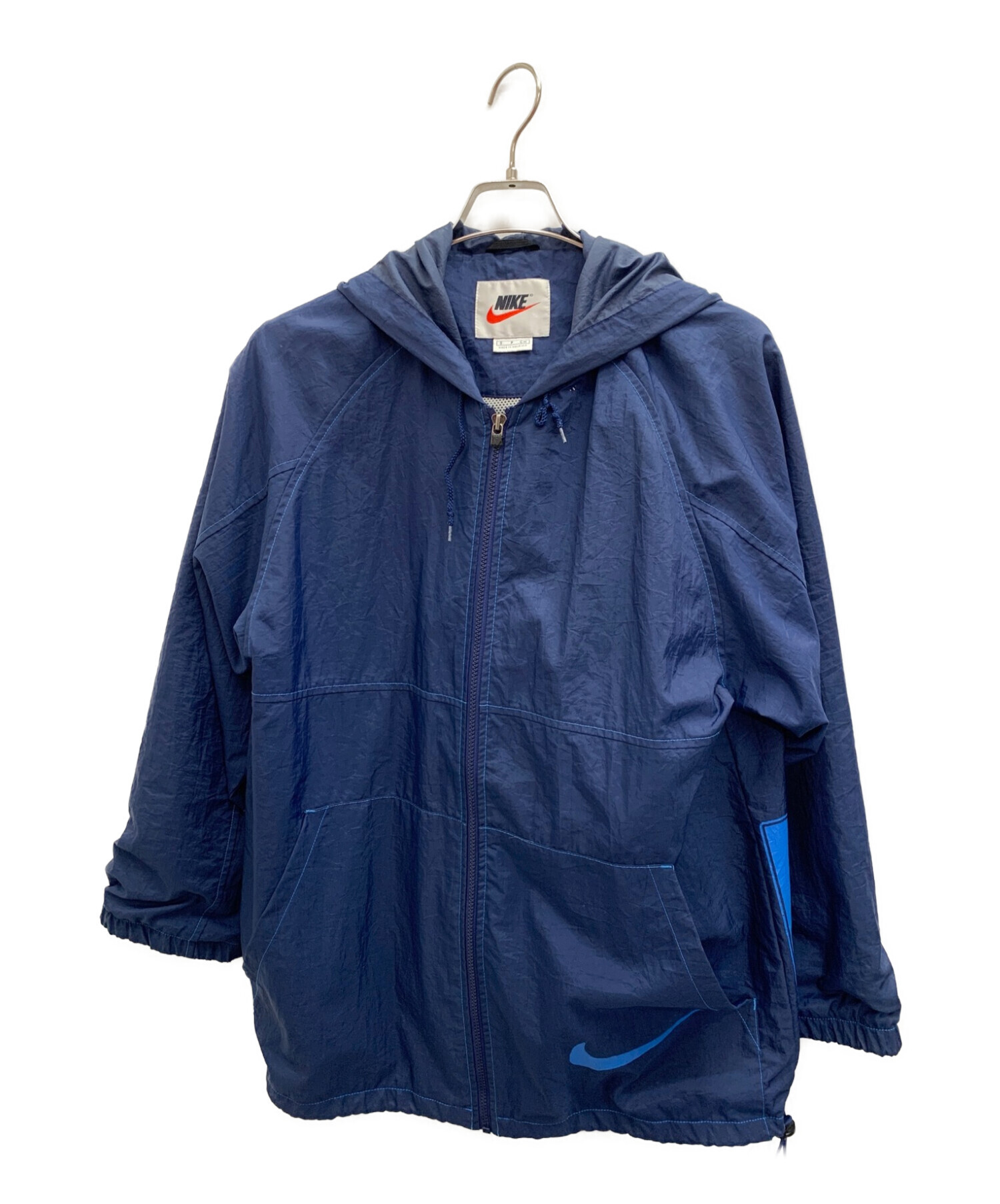 中古・古着通販】NIKE (ナイキ) 90sナイロンコート ネイビー サイズ:S