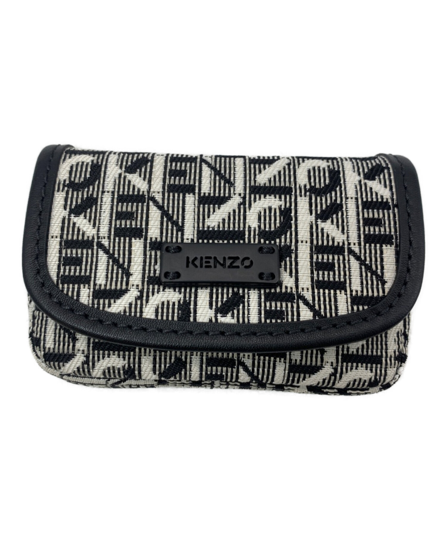 中古・古着通販】KENZO (ケンゾー) カードケース ブラック×ホワイト