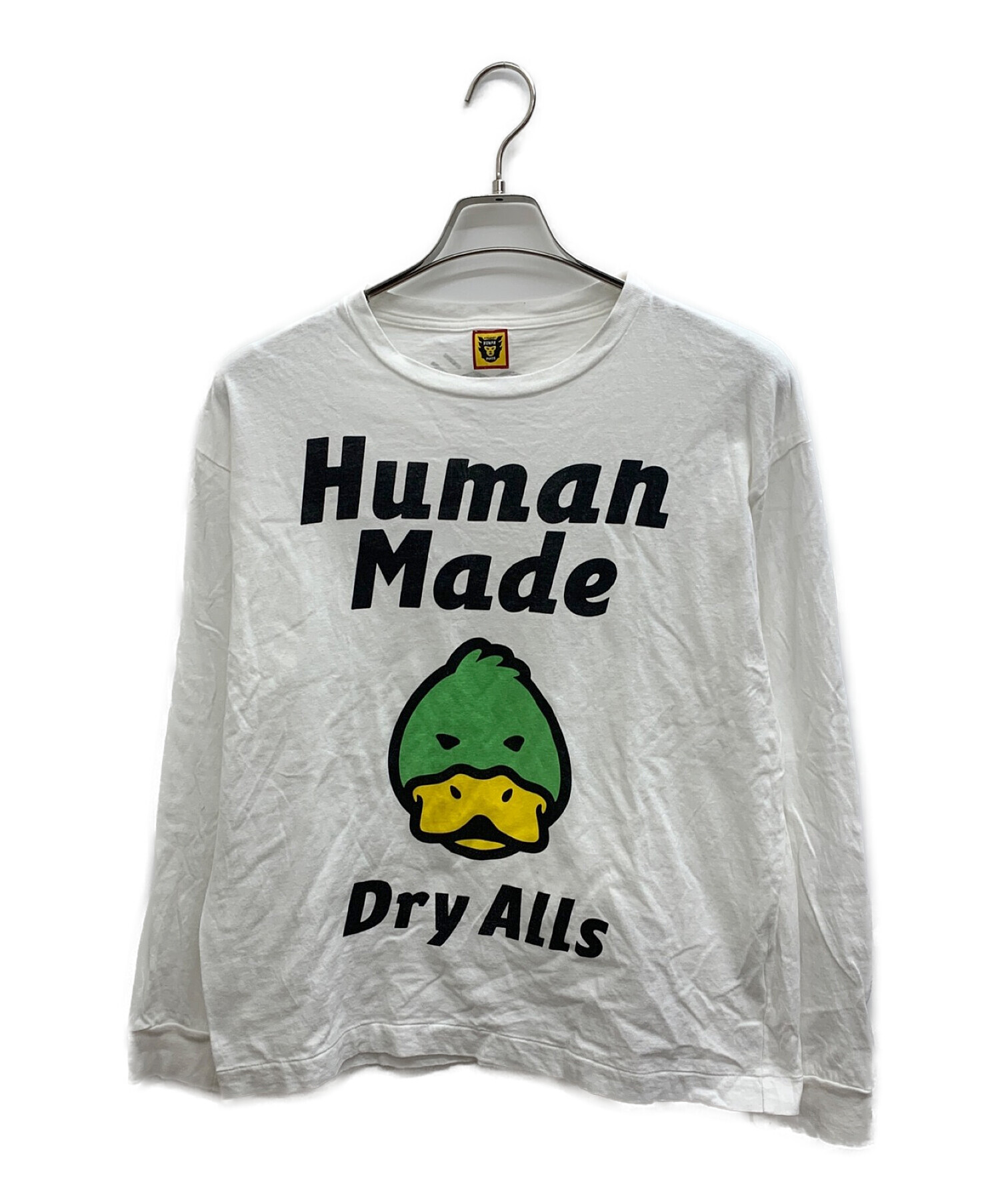 HUMAN MADE (ヒューマンメイド) ロングスリーブカットソー ホワイト サイズ:M