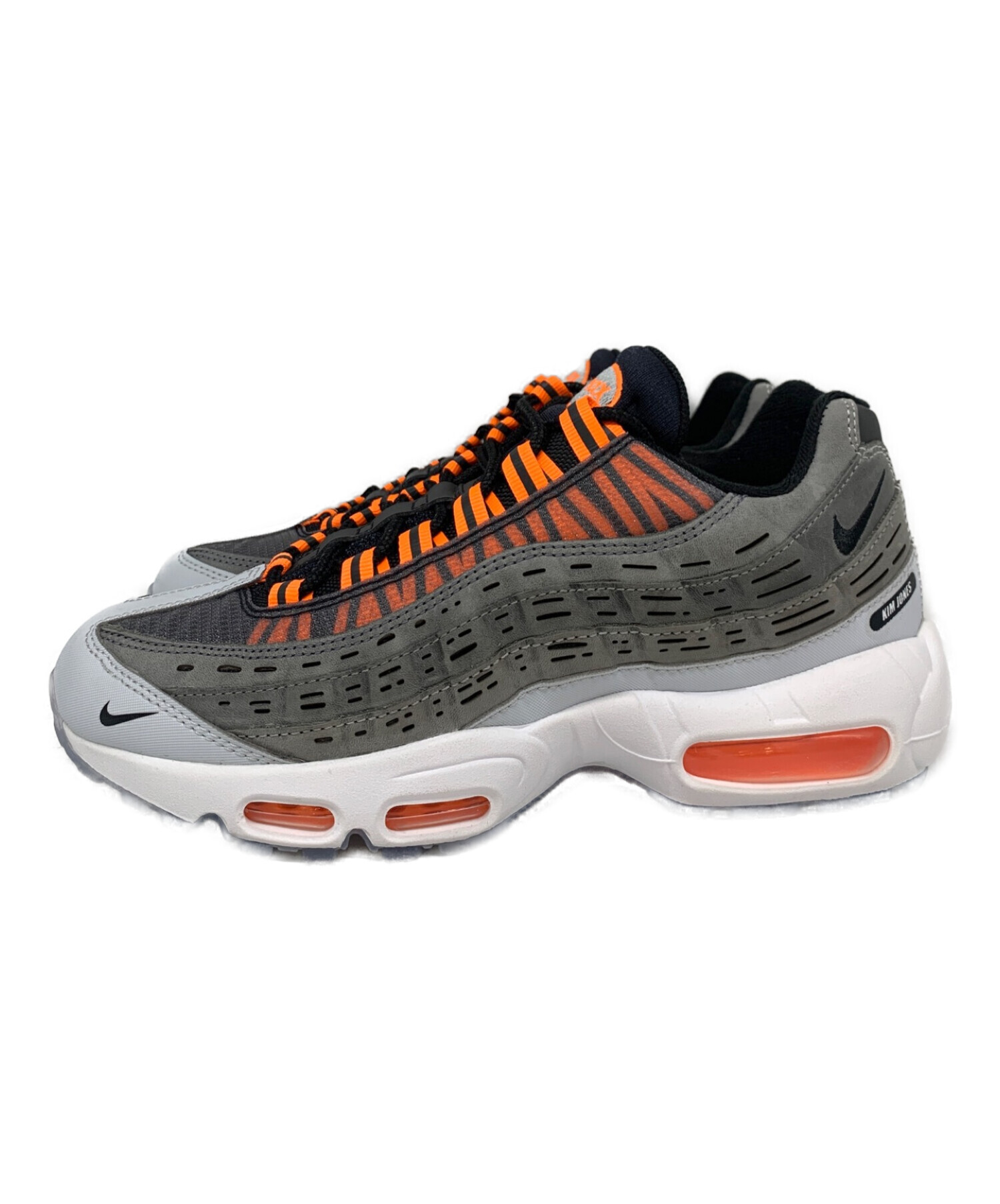 NIKE×KIM JONES (ナイキ×キムジョーンズ) AIR MAX 95 グレー×オレンジ サイズ:25 未使用品