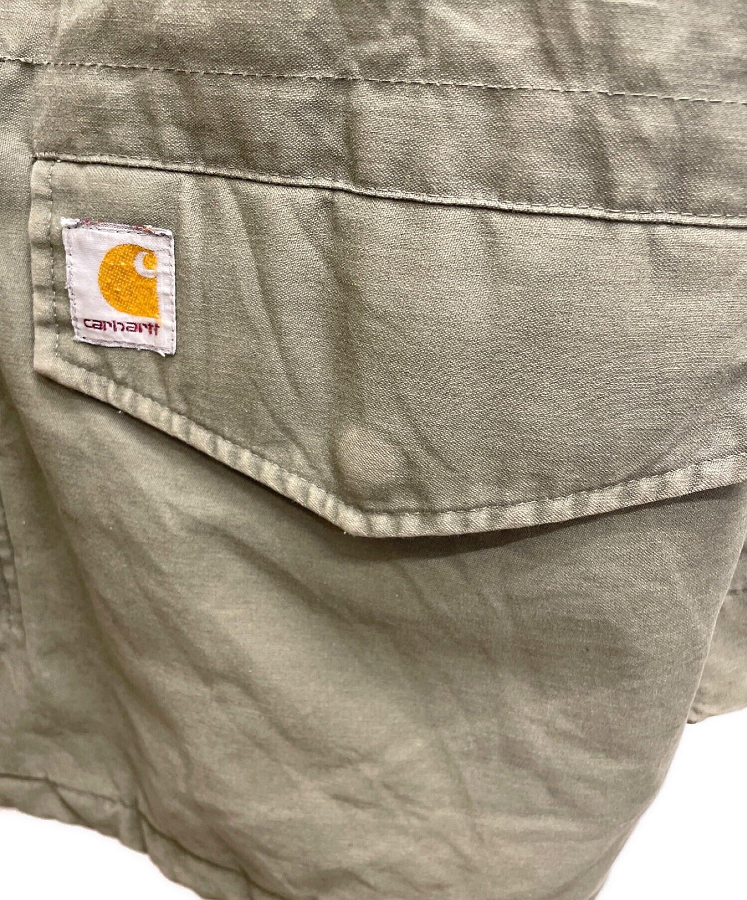 中古・古着通販】CarHartt (カーハート) モッズコート グリーン サイズ