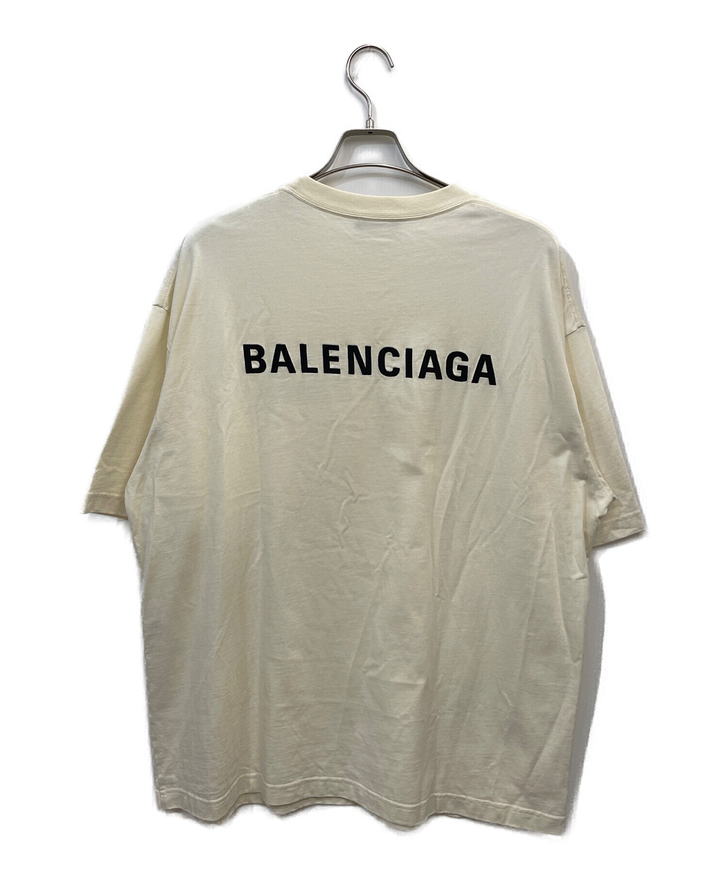 バレンシアガ オーバーサイズTシャツ 小文字ロゴ サイズL未使用カラーブラック
