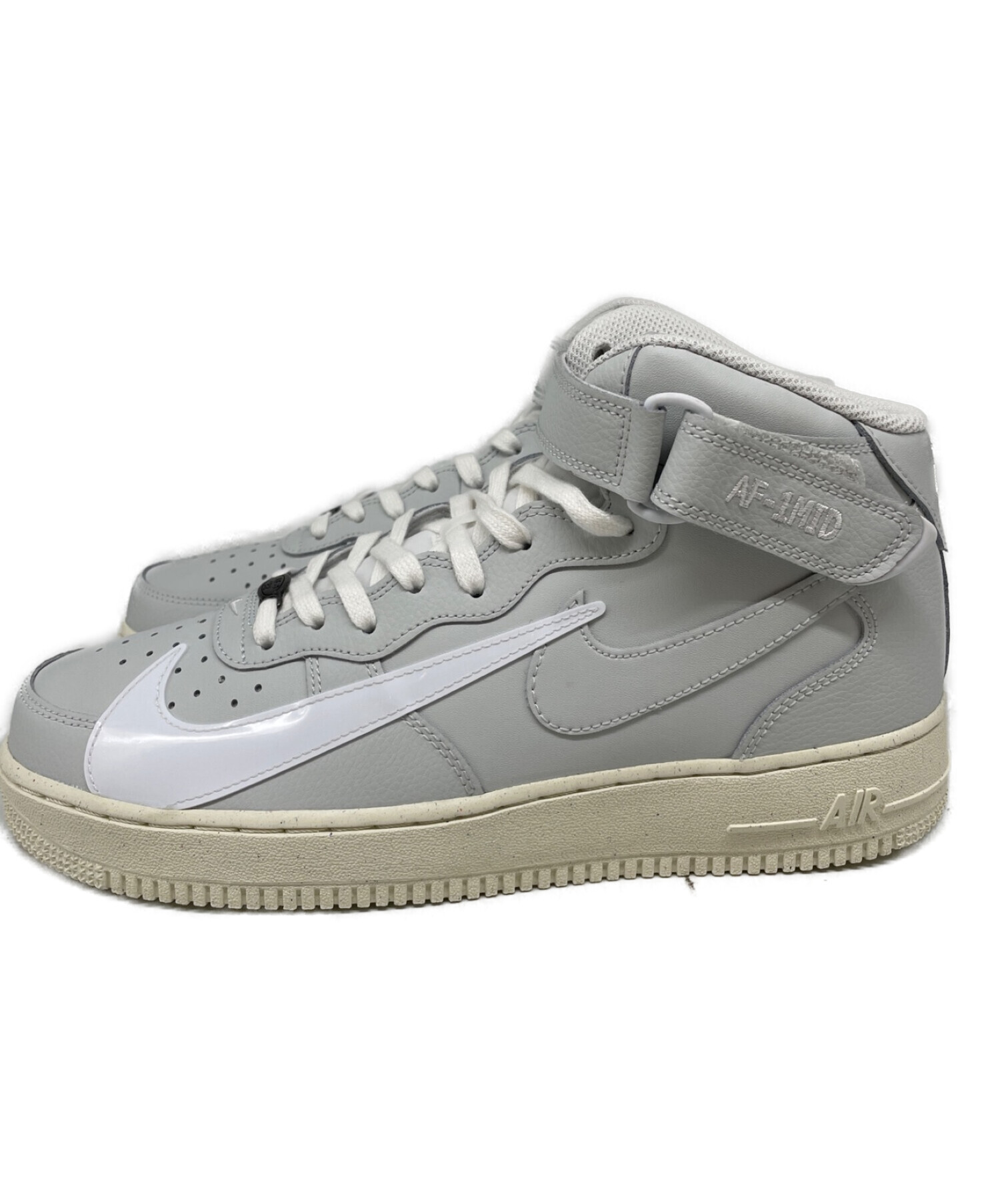 NIKE (ナイキ) AIR FORCE 1 MID 07 PRM グレー サイズ:28