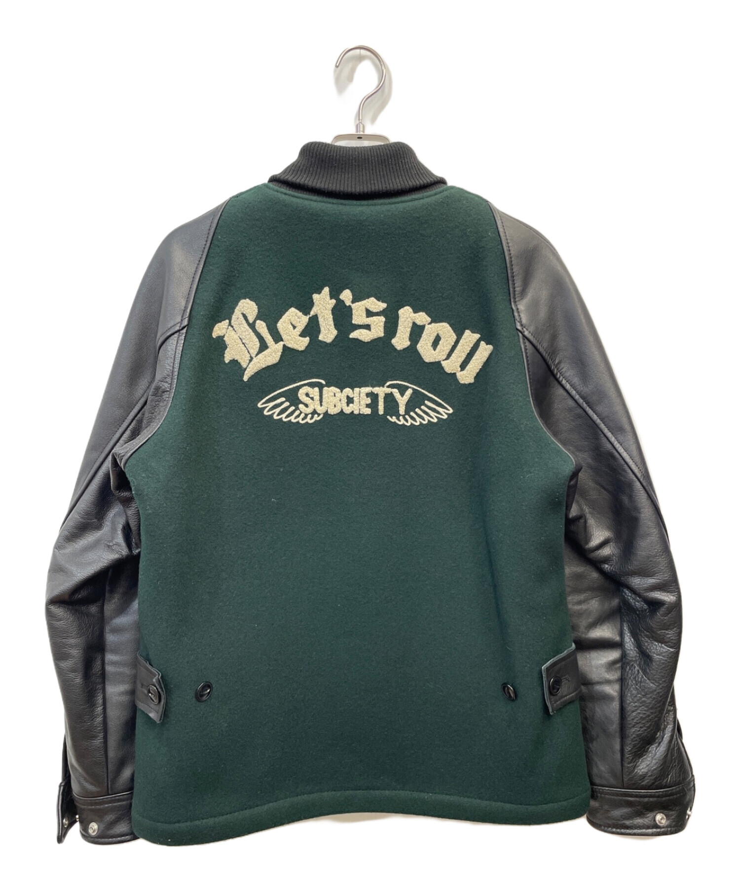 SUBCIETY (サブサエティ) スタジャン グリーン サイズ:L