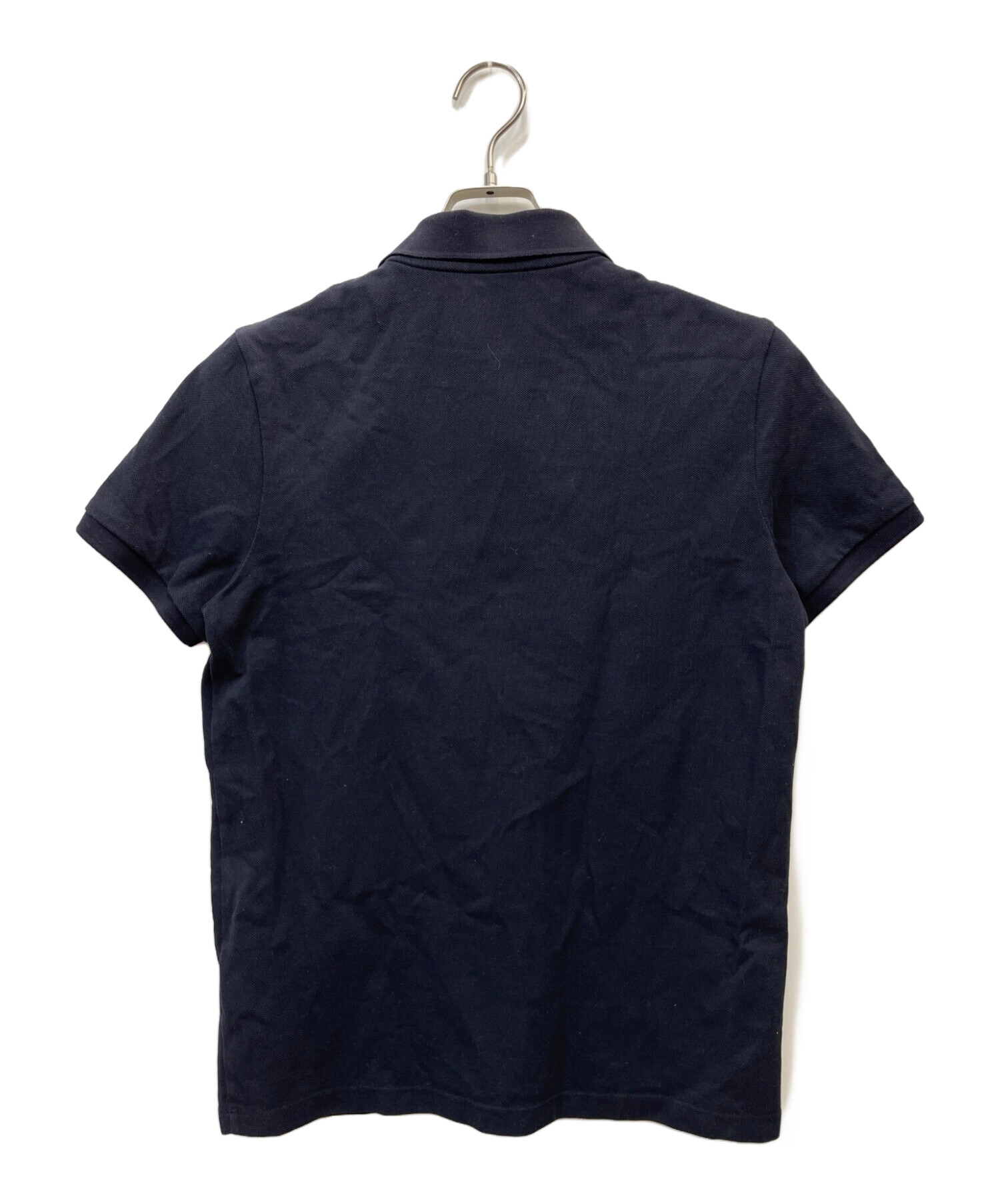 MONCLER (モンクレール) ロゴ アイコンポロシャツ ブラック サイズ:S