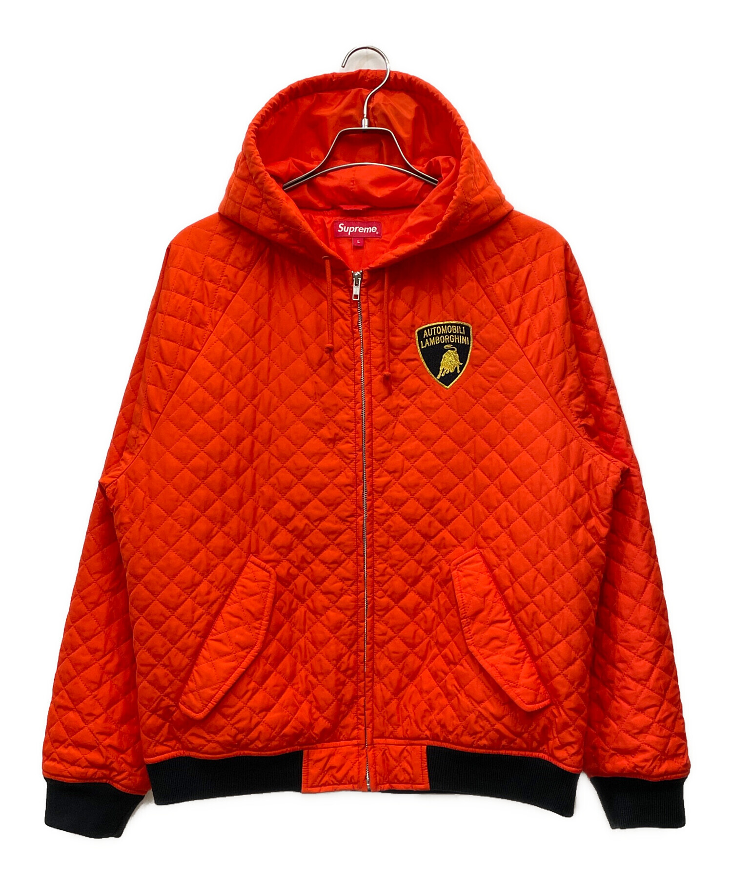 SUPREME (シュプリーム) 20SS Automobili Lamborghini Hooded Work Jacket（アウトモビリ  ランボルギーニ フーデッド ワーク ジャケット） オレンジ サイズ:Ｌ