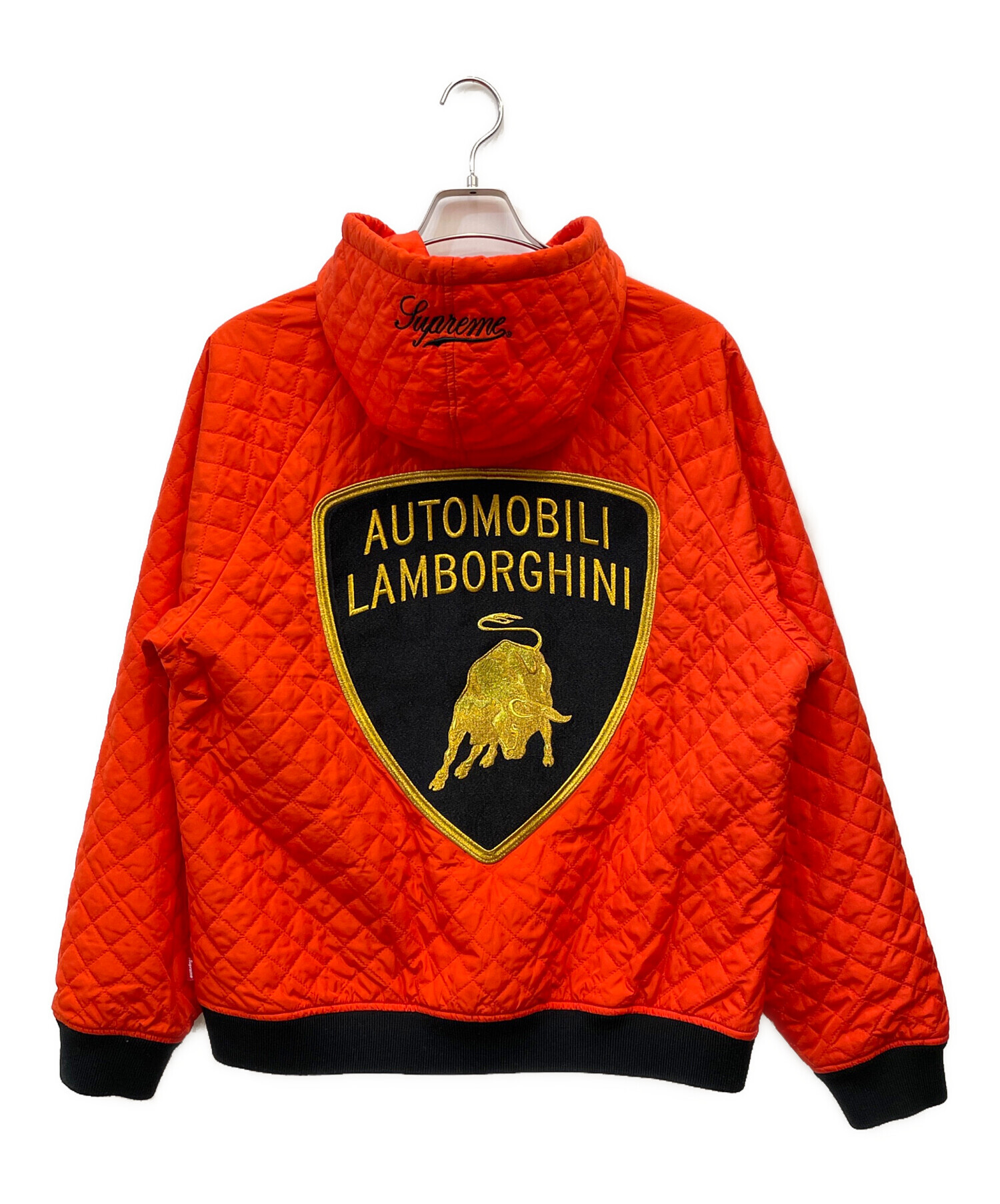 SUPREME (シュプリーム) 20SS Automobili Lamborghini Hooded Work Jacket（アウトモビリ  ランボルギーニ フーデッド ワーク ジャケット） オレンジ サイズ:Ｌ