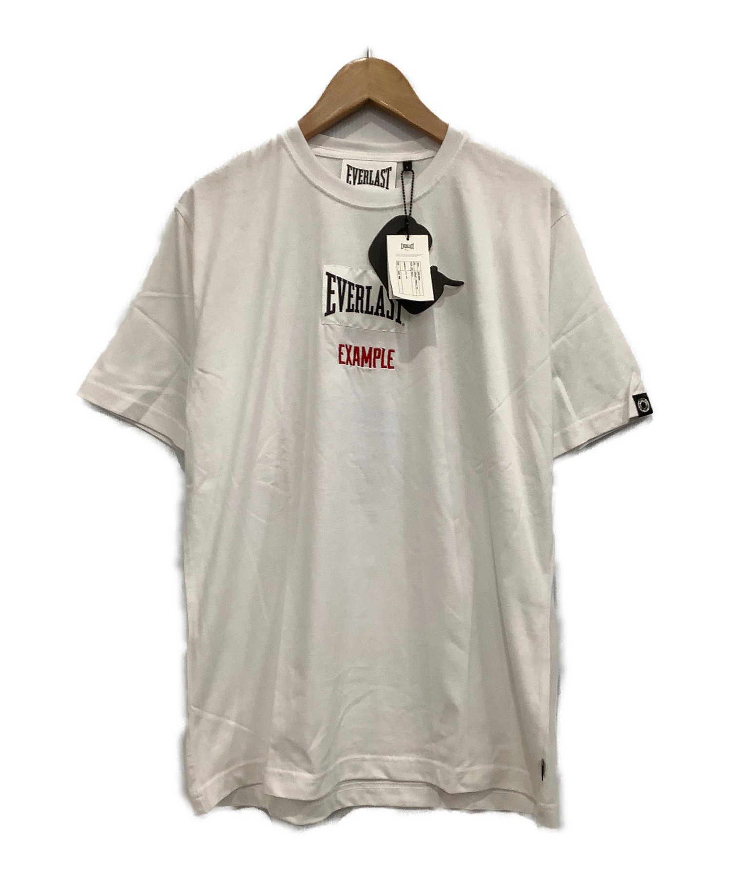 EVERLAST×EXAMPLE (エヴァーラスト×イグザンプル) Tシャツ ホワイト サイズ:L 未使用品