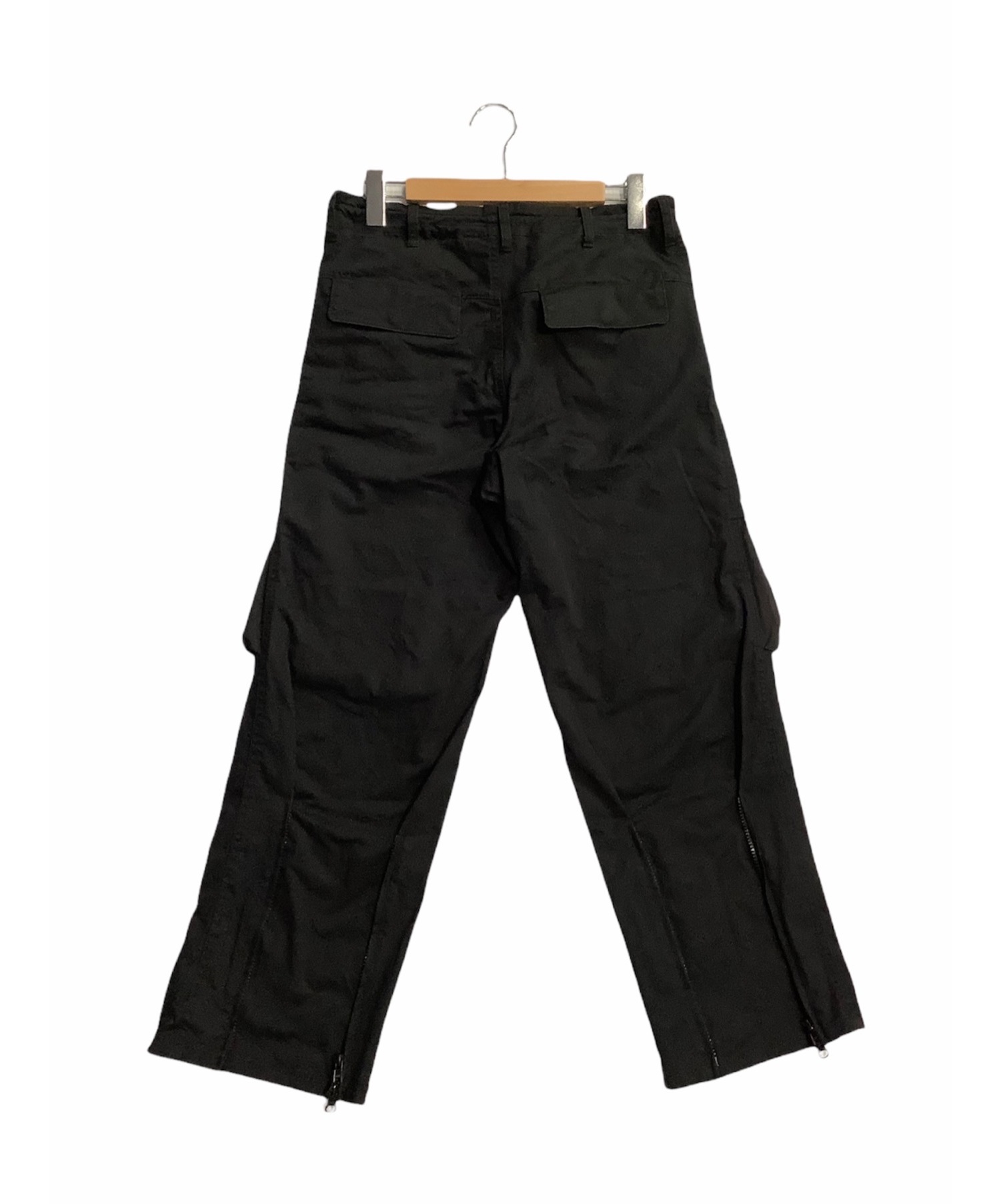 Y-3 (ワイスリー) GABARDINE CARGO PANTS ブラック サイズ:XS 未使用品