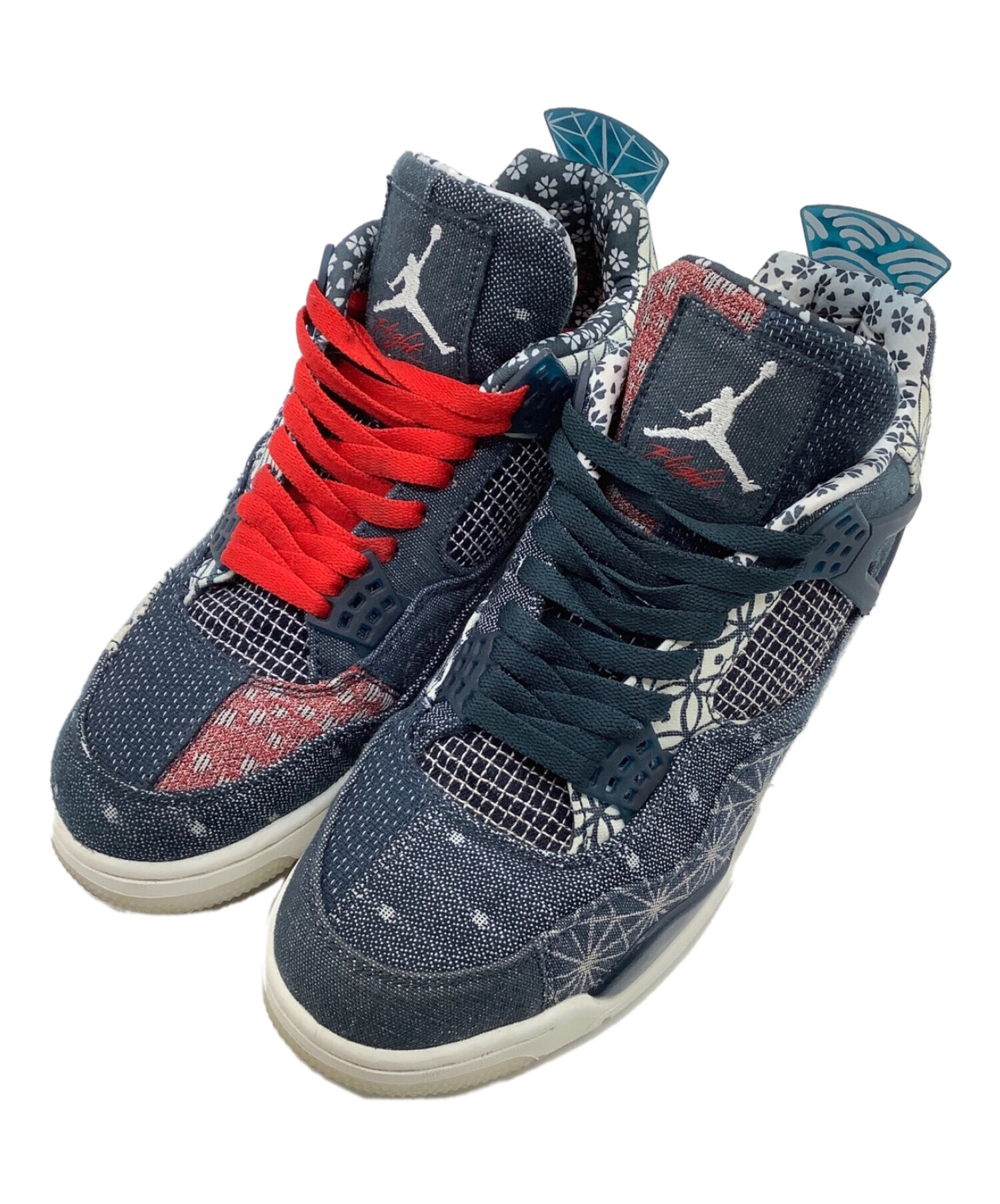 中古・古着通販】NIKE (ナイキ) AIR JORDAN 4 SE SASHIKO ネイビー