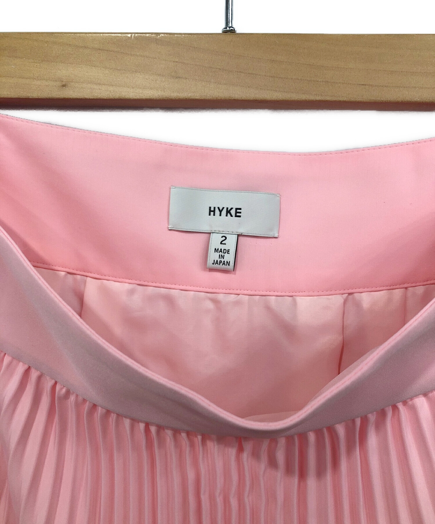 HYKE (ハイク) プリーツスカート ピンク サイズ:2