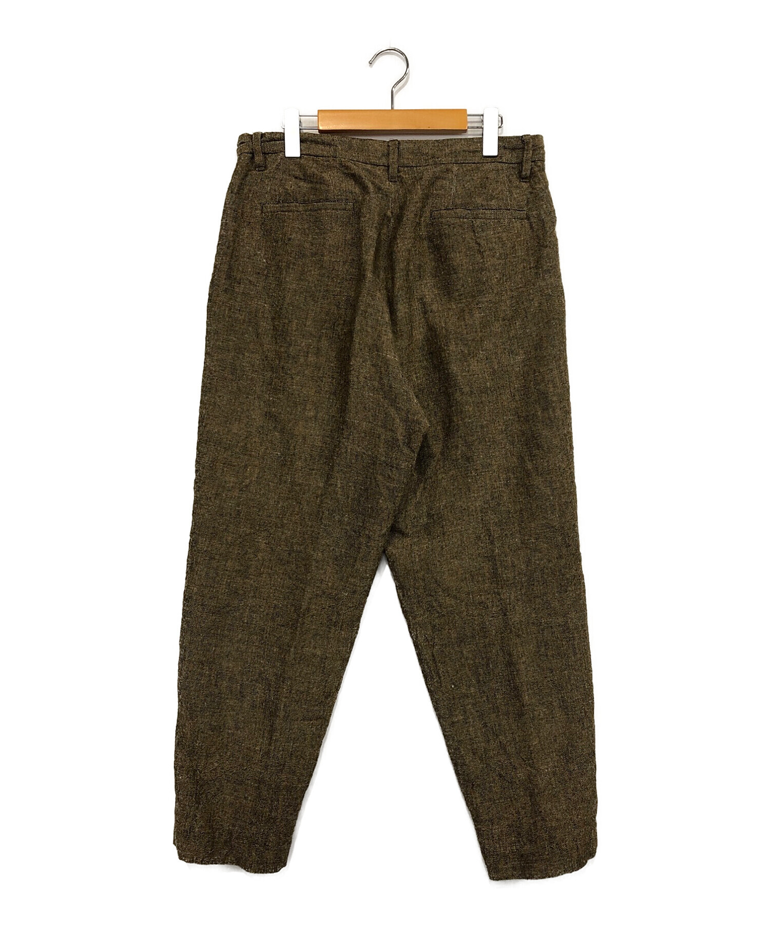 Graphpaper (グラフペーパー) TWEED KIBATA PANTS グリーン サイズ:１