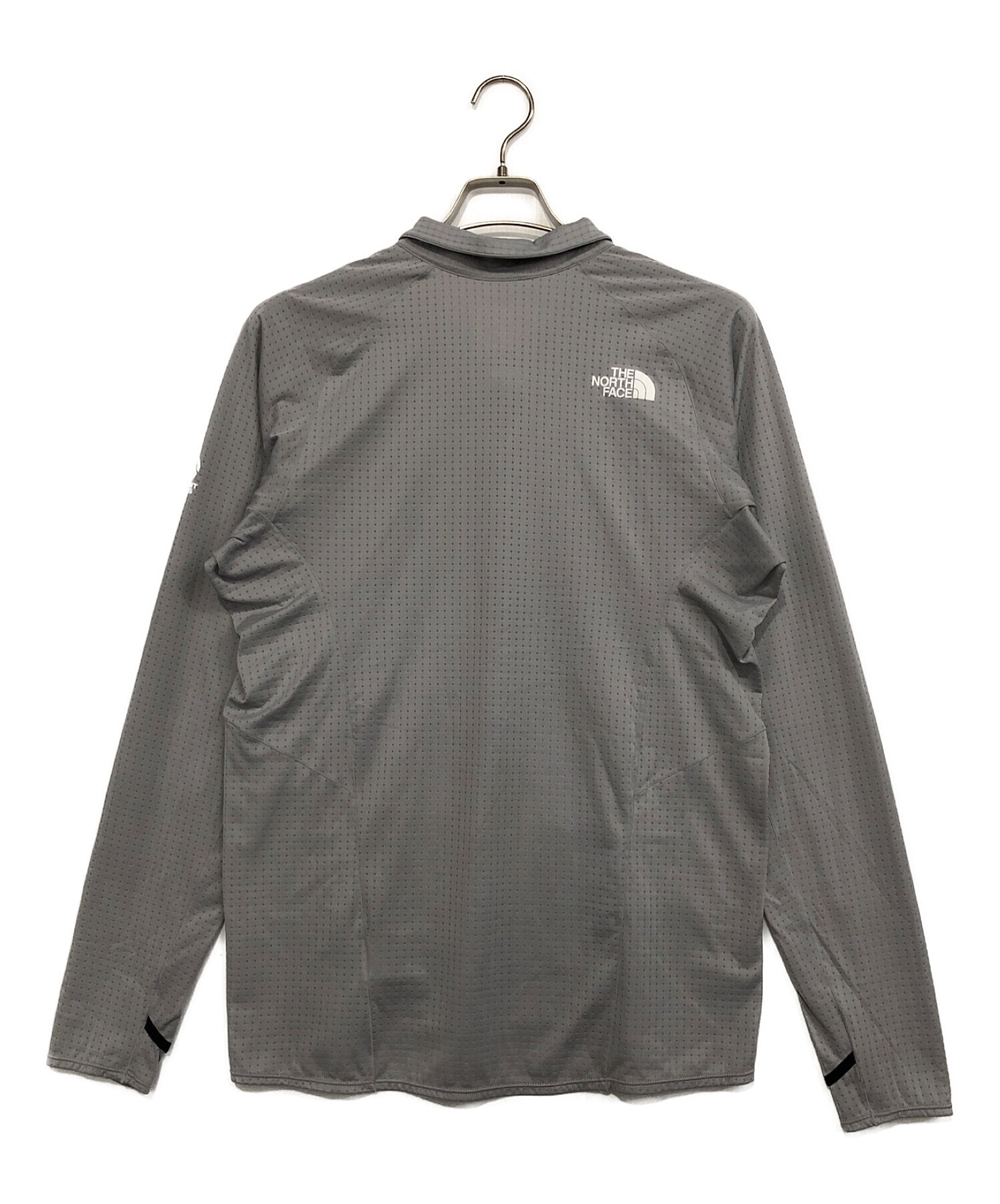 THE NORTH FACE (ザ ノース フェイス) エクスペディションドライドットハーフジップ グレー サイズ:XL