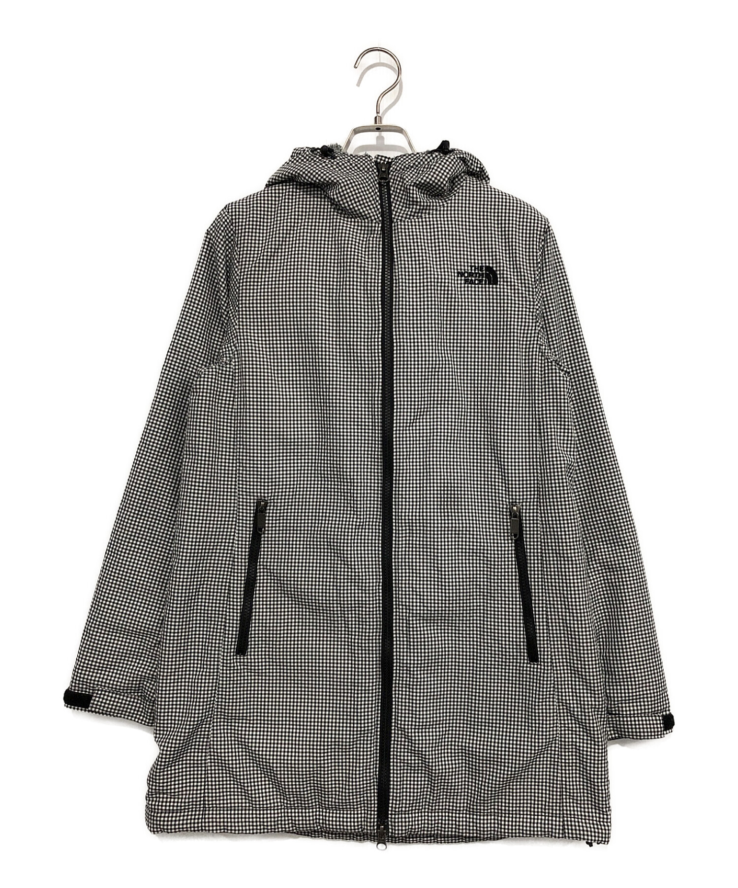 THE NORTH FACE (ザ ノース フェイス) ノベルティコンパクトノマドコート ホワイト×ブラック サイズ:M