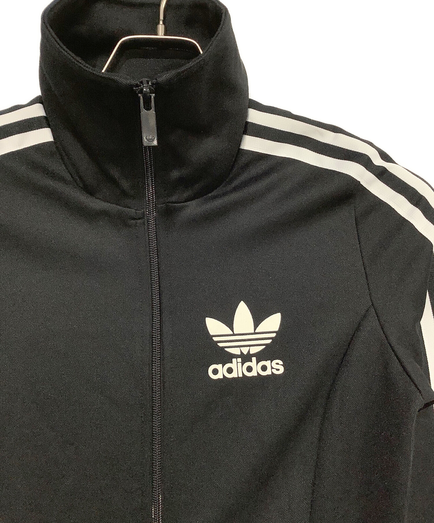 adidas (アディダス) ジャージワンピース ブラック サイズ:L 未使用品