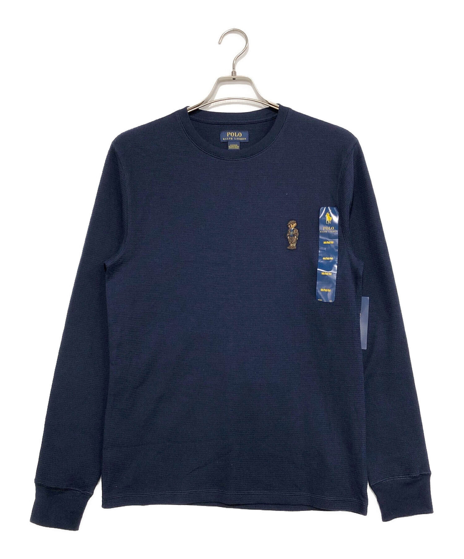 POLO RALPH LAUREN (ポロ・ラルフローレン) ポロベアサーマルカットソー ネイビー サイズ:M 未使用品