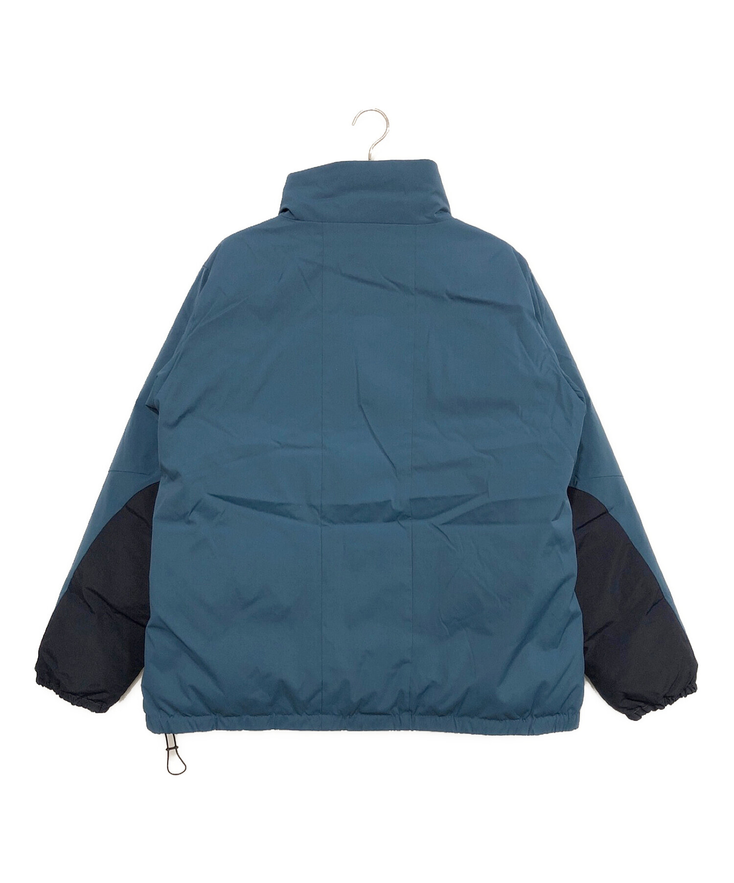 TAION (タイオン) リバーシブルダウンジャケット ブルー×ベージュ サイズ:L 未使用品