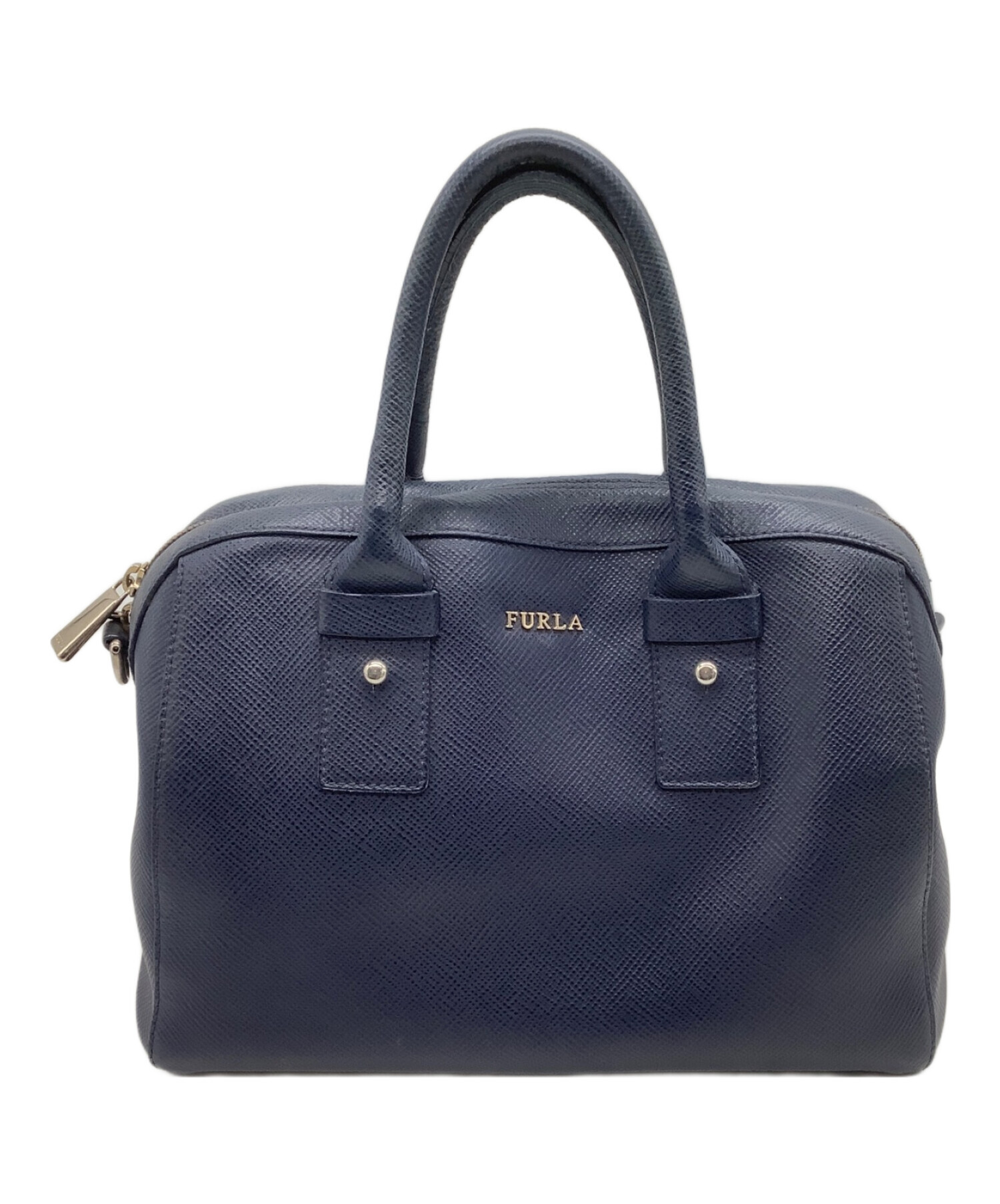 中古・古着通販】FURLA (フルラ) ハンドバッグ ブラック｜ブランド・古着通販 トレファク公式【TREFAC FASHION】スマホサイト