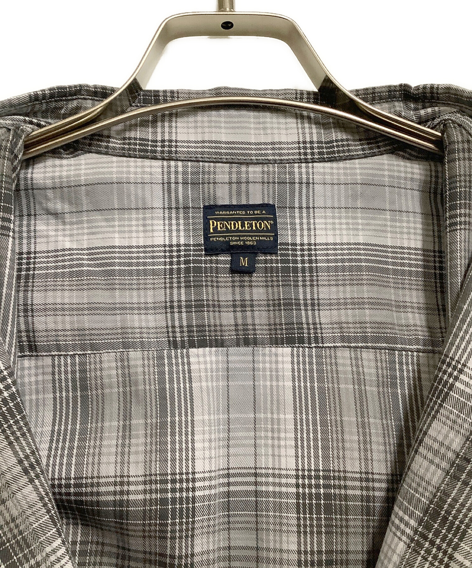 中古・古着通販】PENDLETON (ペンドルトン) ボックスシャツ グレー