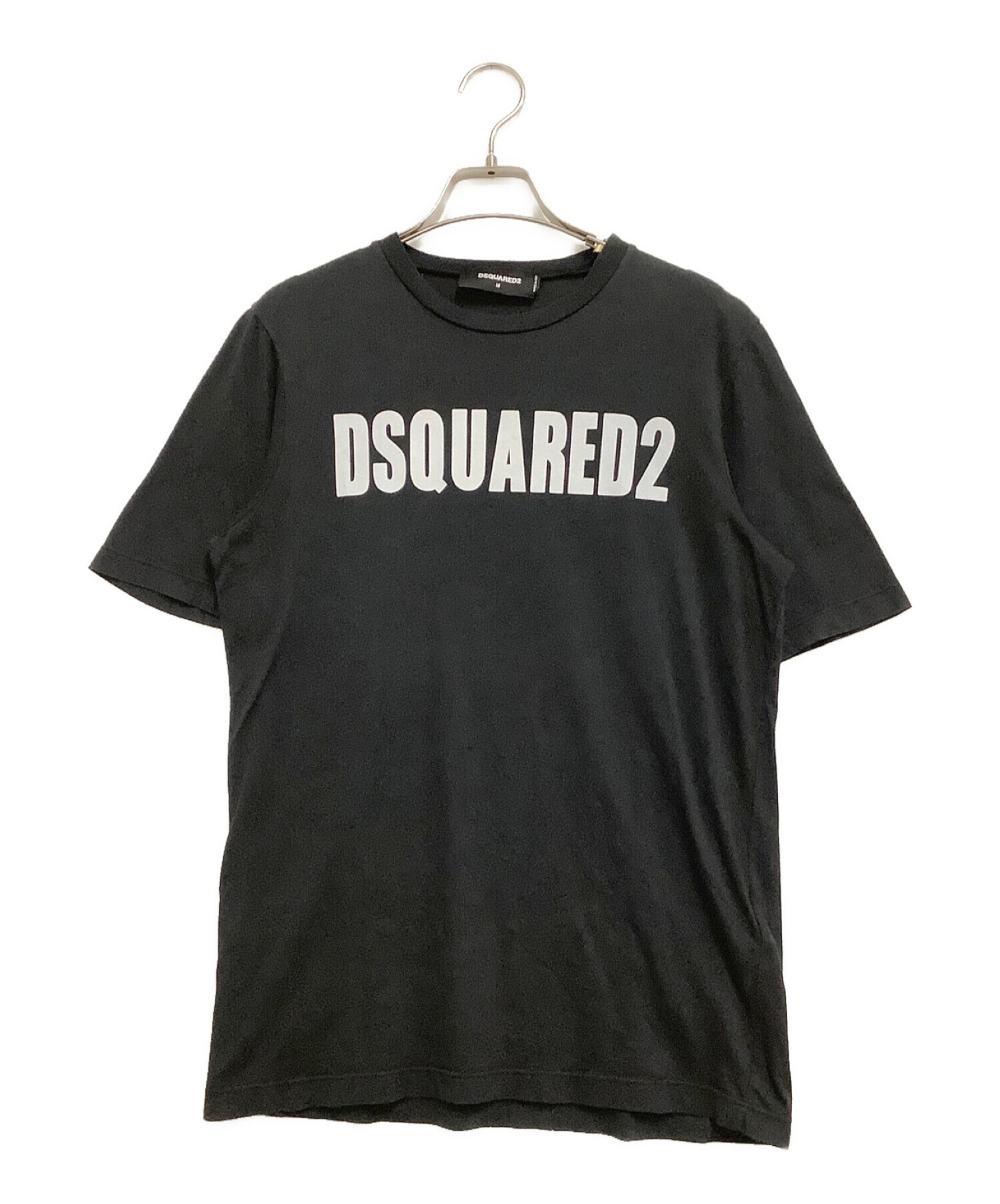 DSQUARED2 (ディースクエアード) 半袖カットソー ブラック サイズ:M