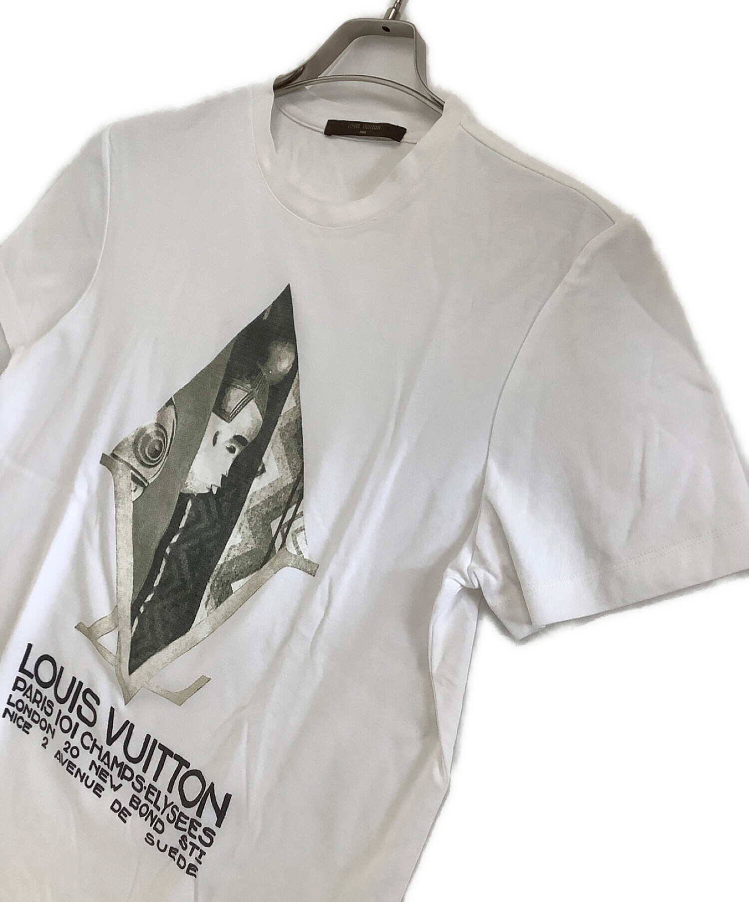 LOUIS VUITTON (ルイ ヴィトン) プリントTシャツ ホワイト サイズ:XS