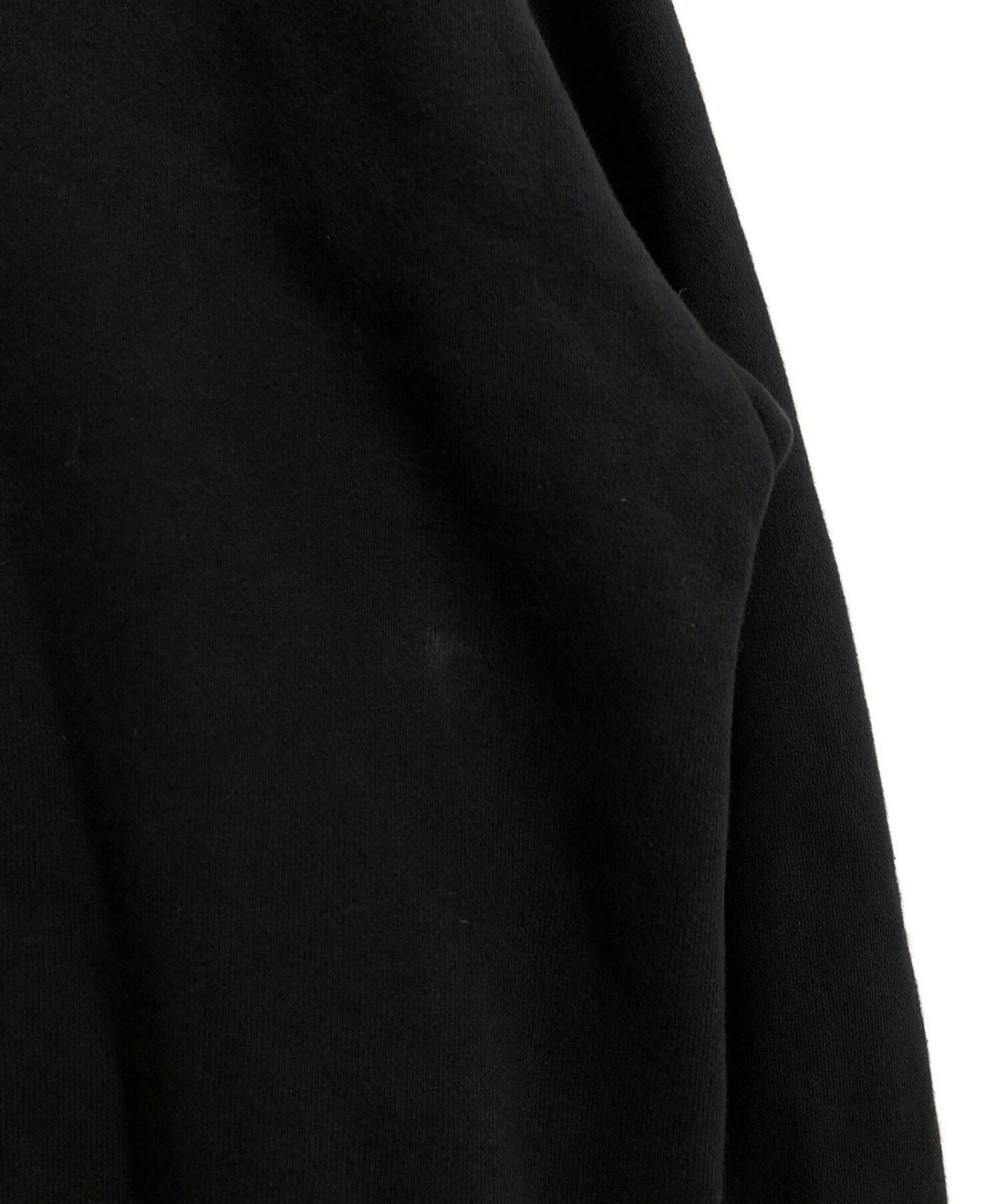 WHITE MOUNTAINEERING (ホワイトマウンテ二アニング) GARMENT DYED TAPED SWEAT PULLOVER ブラック  サイズ:1