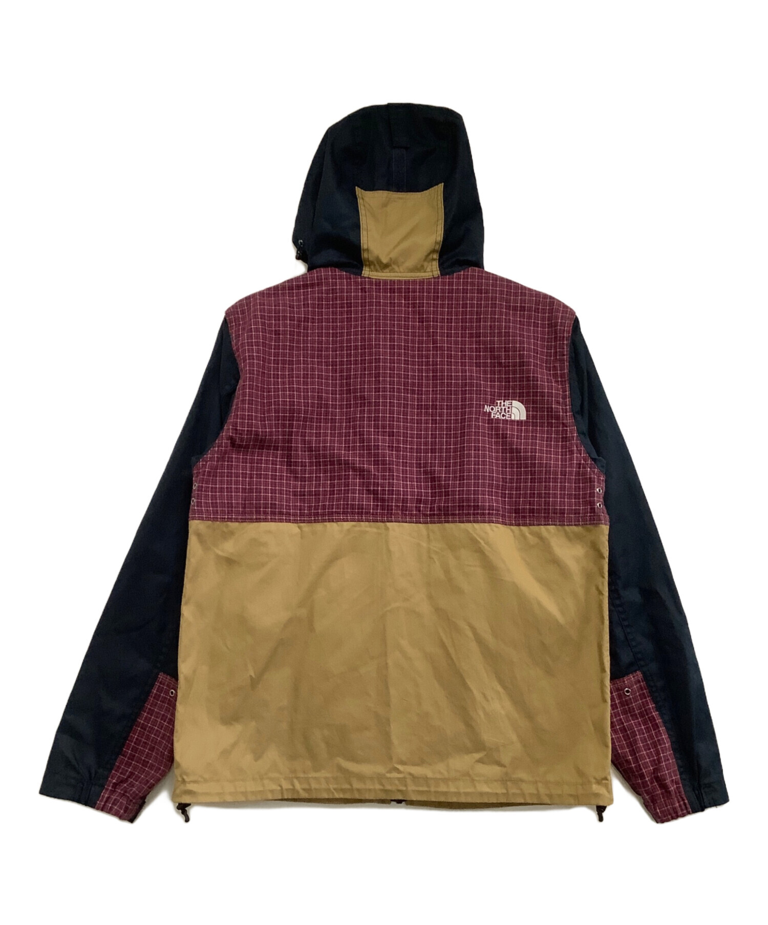 THE NORTH FACE (ザ ノース フェイス) COMME des GARCONS JUNYA WATANABE MAN (コム デ  ギャルソン ジュンヤ ワタナベ マン) マウンテンパーカー ネイビー×ベージュ サイズ:L