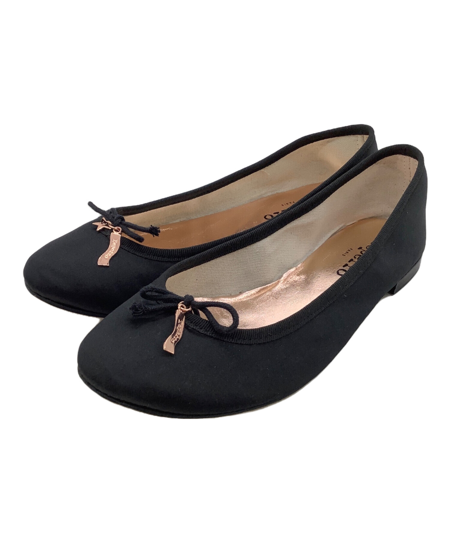 中古・古着通販】repetto (レペット) バレエシューズ 限定チャーム付 ブラック サイズ:37 1/2｜ブランド・古着通販  トレファク公式【TREFAC FASHION】スマホサイト