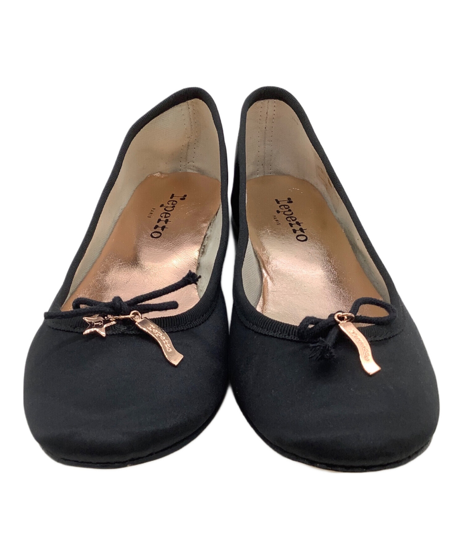 中古・古着通販】repetto (レペット) バレエシューズ 限定チャーム付 ブラック サイズ:37 1/2｜ブランド・古着通販  トレファク公式【TREFAC FASHION】スマホサイト