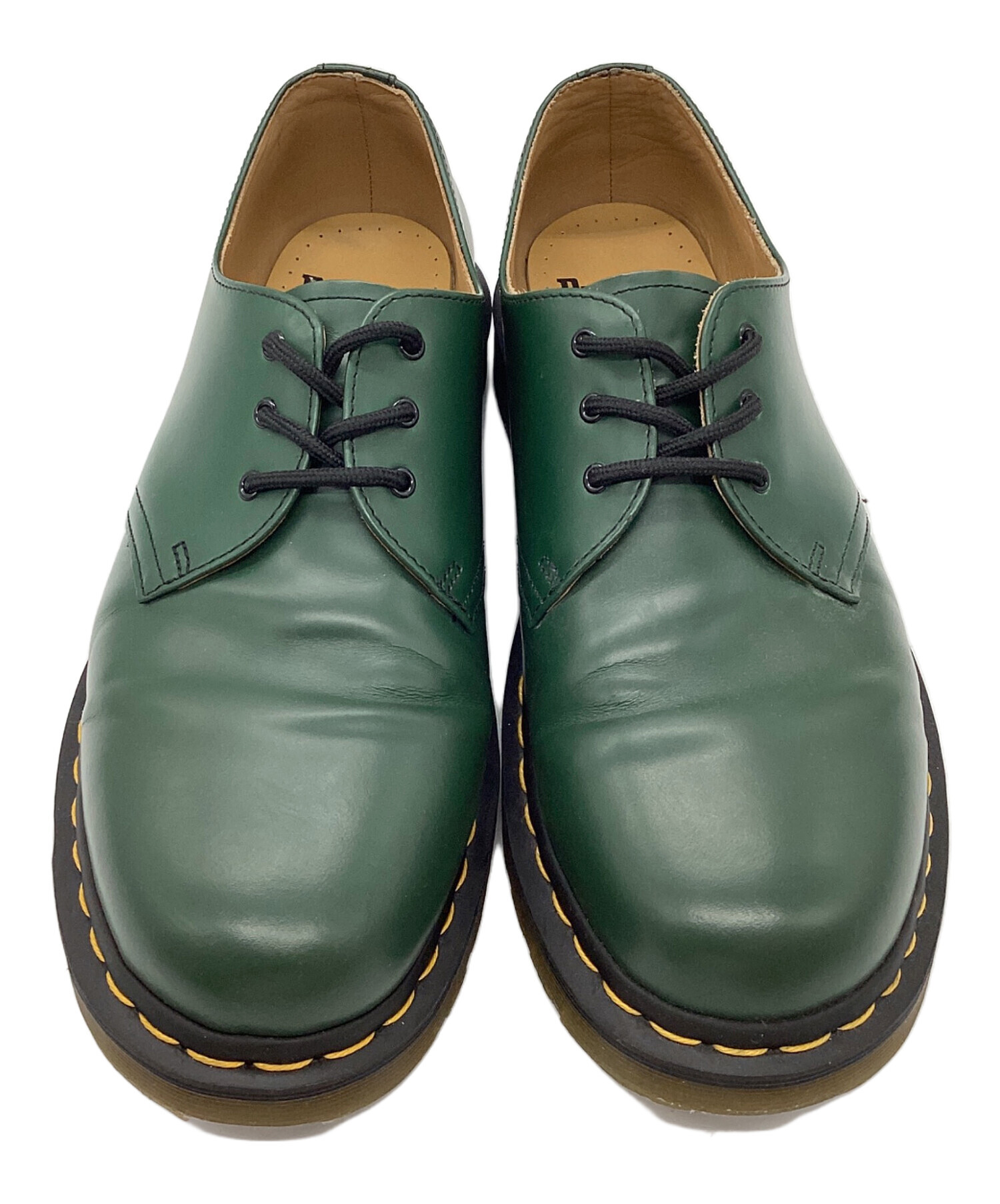 中古・古着通販】Dr.Martens (ドクターマーチン) 3ホールシューズ グリーン サイズ:UK9｜ブランド・古着通販  トレファク公式【TREFAC FASHION】スマホサイト