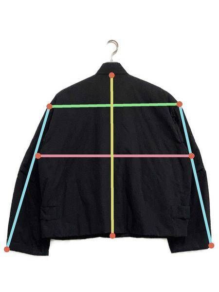 【中古・古着通販】stein (シュタイン) PADDED DEFORMABLE JACKET ブラック サイズ:S｜ブランド・古着通販  トレファク公式【TREFAC FASHION】スマホサイト