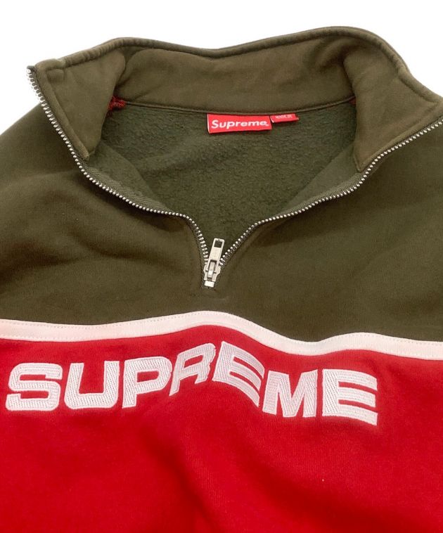 中古・古着通販】SUPREME (シュプリーム) 2-Tone Half Zip Sweatshirt ...