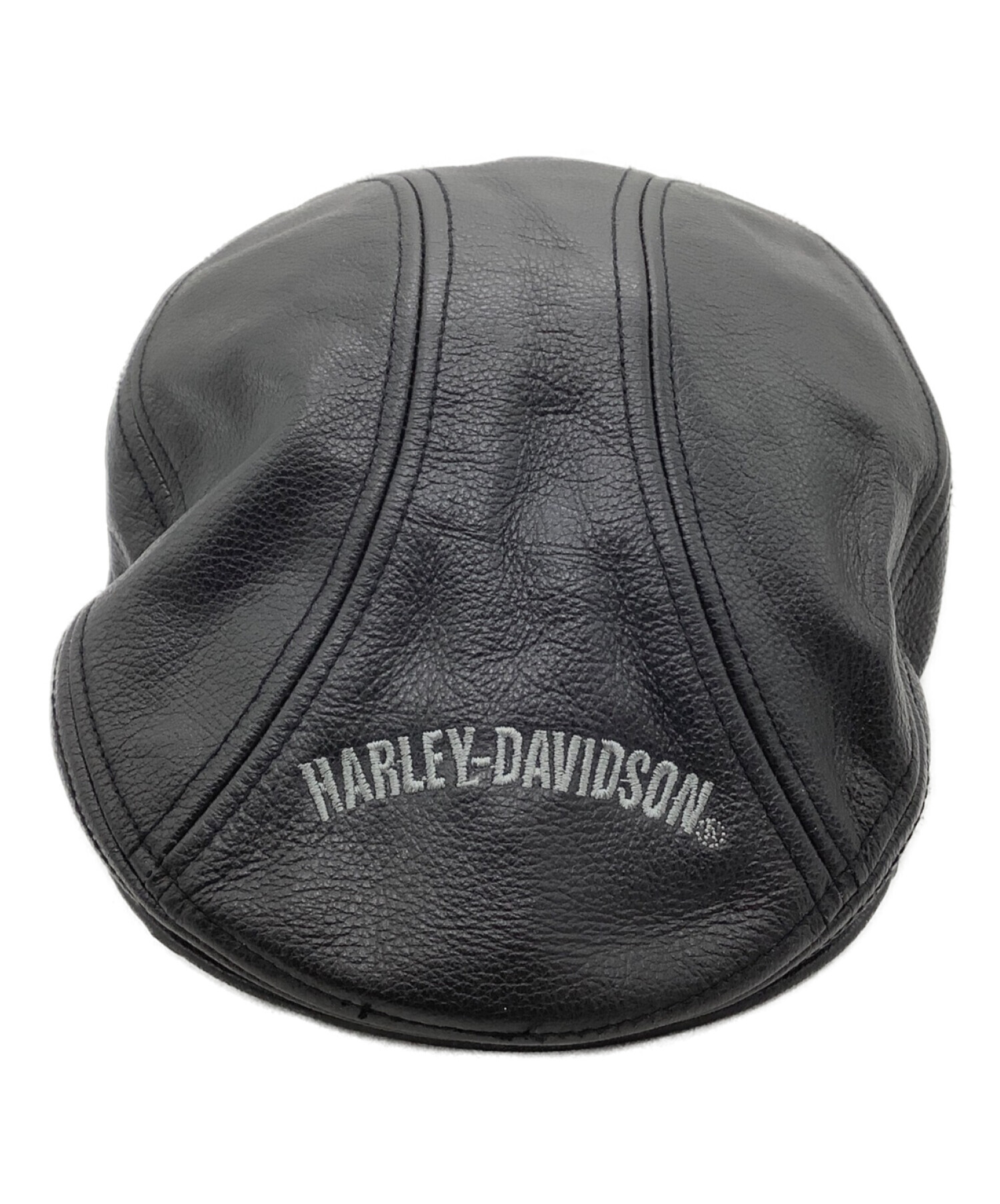 ハーレーダビッドソン」Harley-Davidson レザー ハンチング帽 