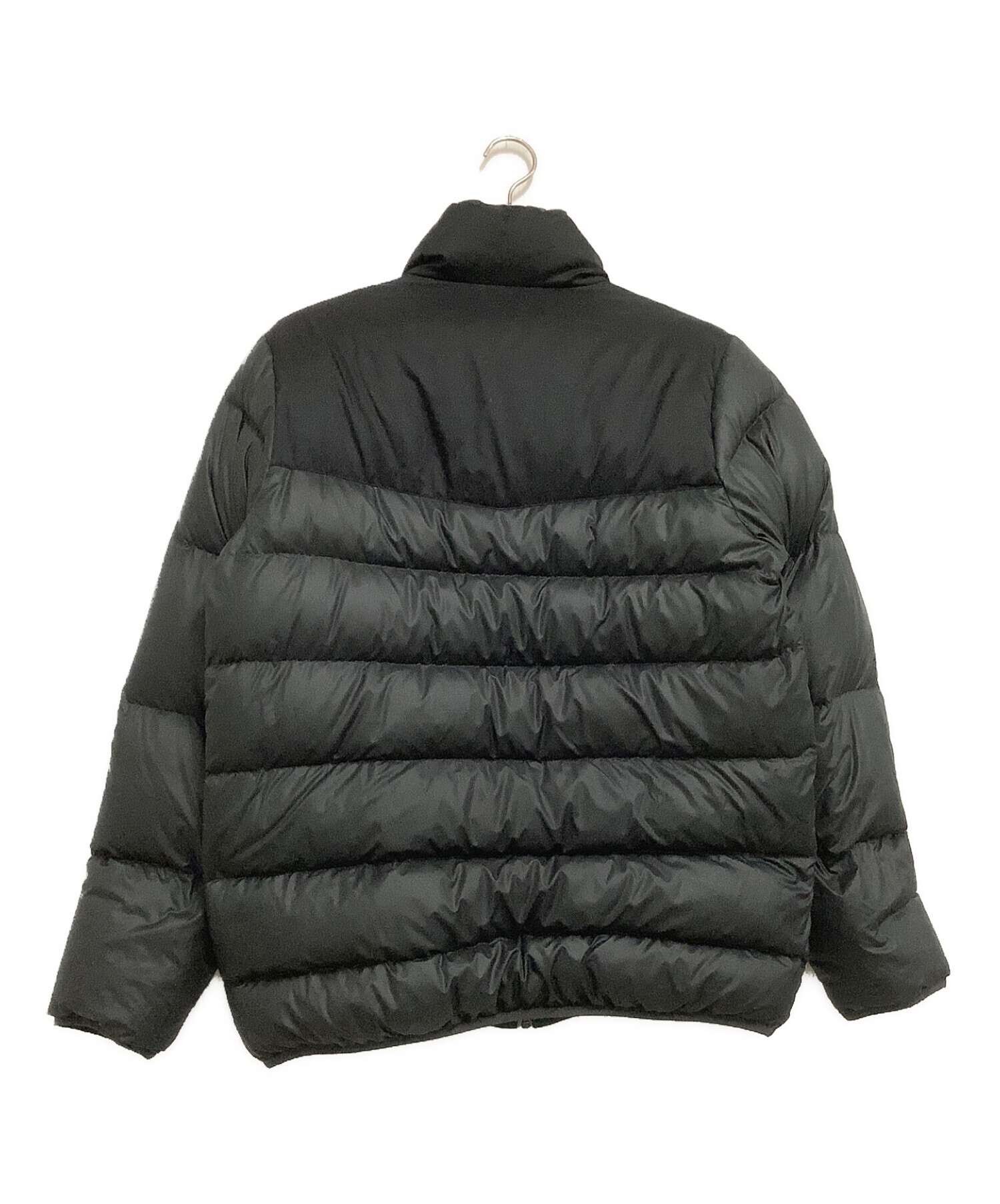 NIKE (ナイキ) リバーシブルダウンジャケット ブラック×グレー サイズ:L