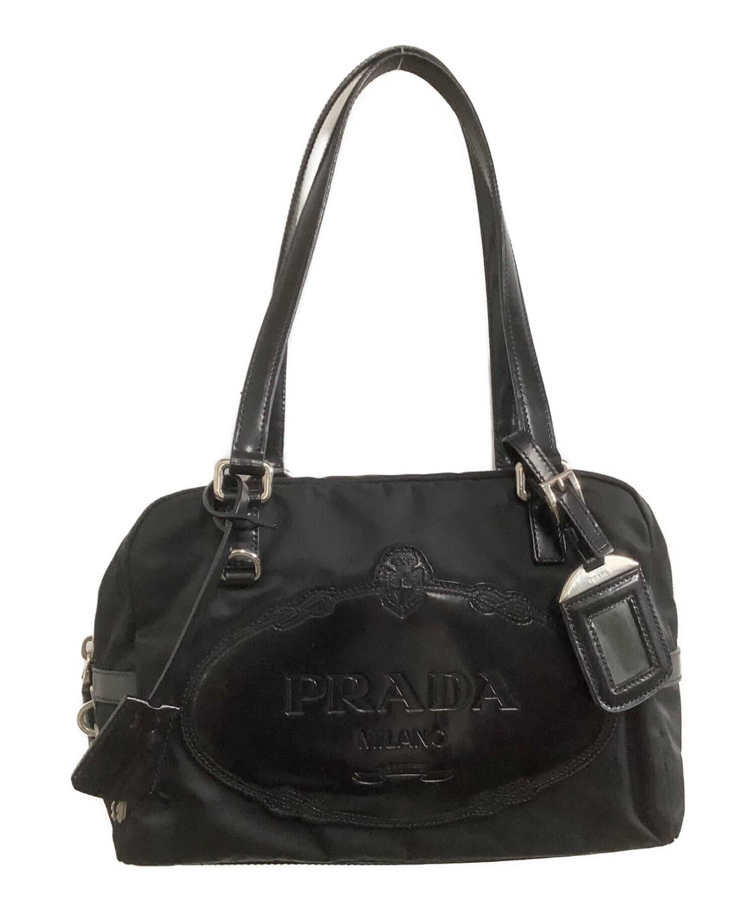 中古・古着通販】PRADA (プラダ) ボストンバッグ ブラック｜ブランド・古着通販 トレファク公式【TREFAC FASHION】スマホサイト