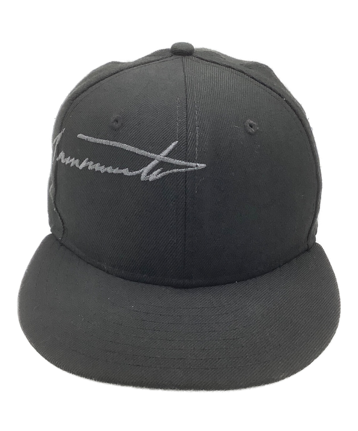 中古・古着通販】YOHJI YAMAMOTO×New Era (ヨウジヤマモト×ニューエラ) キャップ ブラック｜ブランド・古着通販  トレファク公式【TREFAC FASHION】スマホサイト