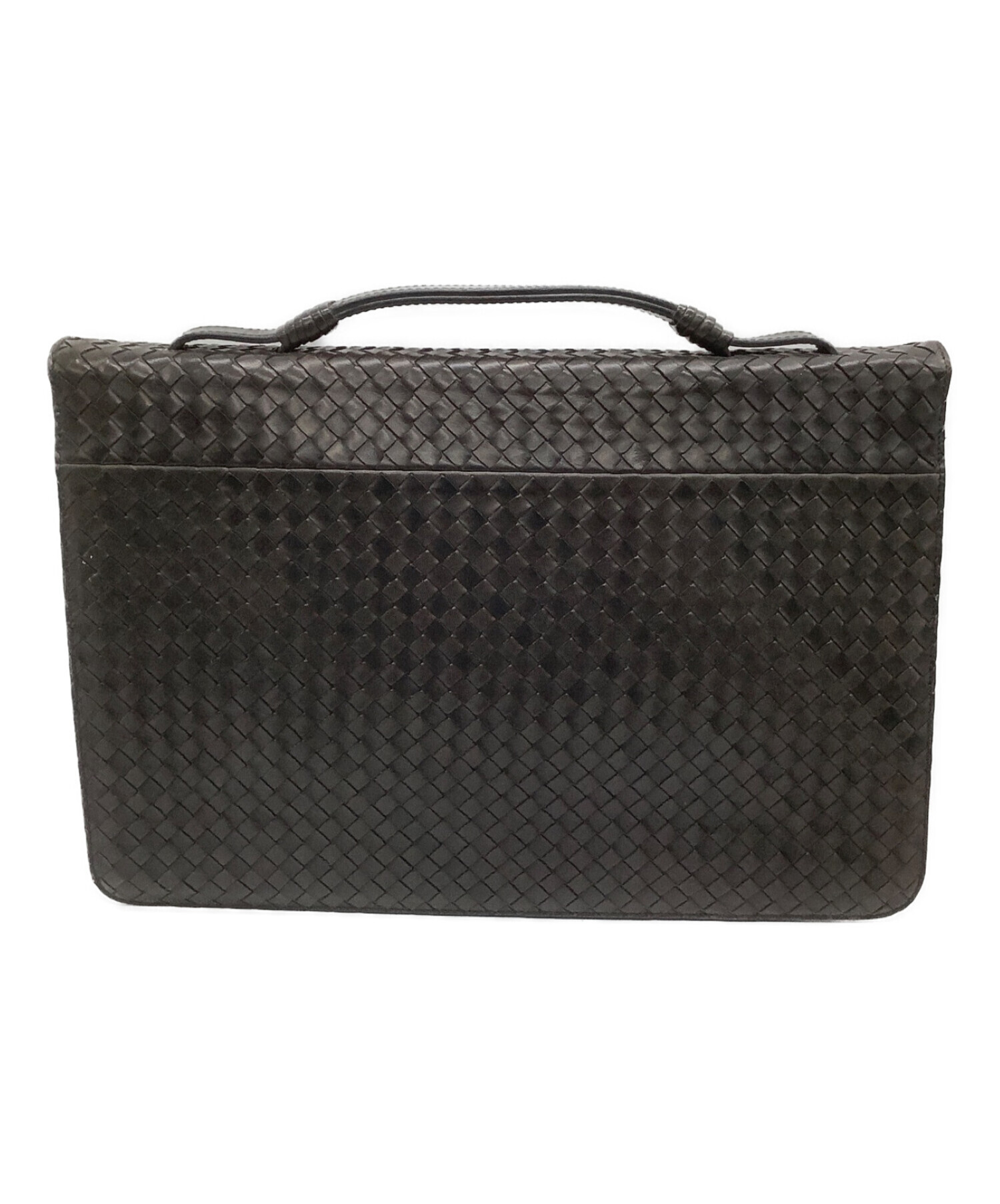 中古・古着通販】BOTTEGA VENETA (ボッテガベネタ) イントレチャートビジネスバッグ ブラウン｜ブランド・古着通販  トレファク公式【TREFAC FASHION】スマホサイト