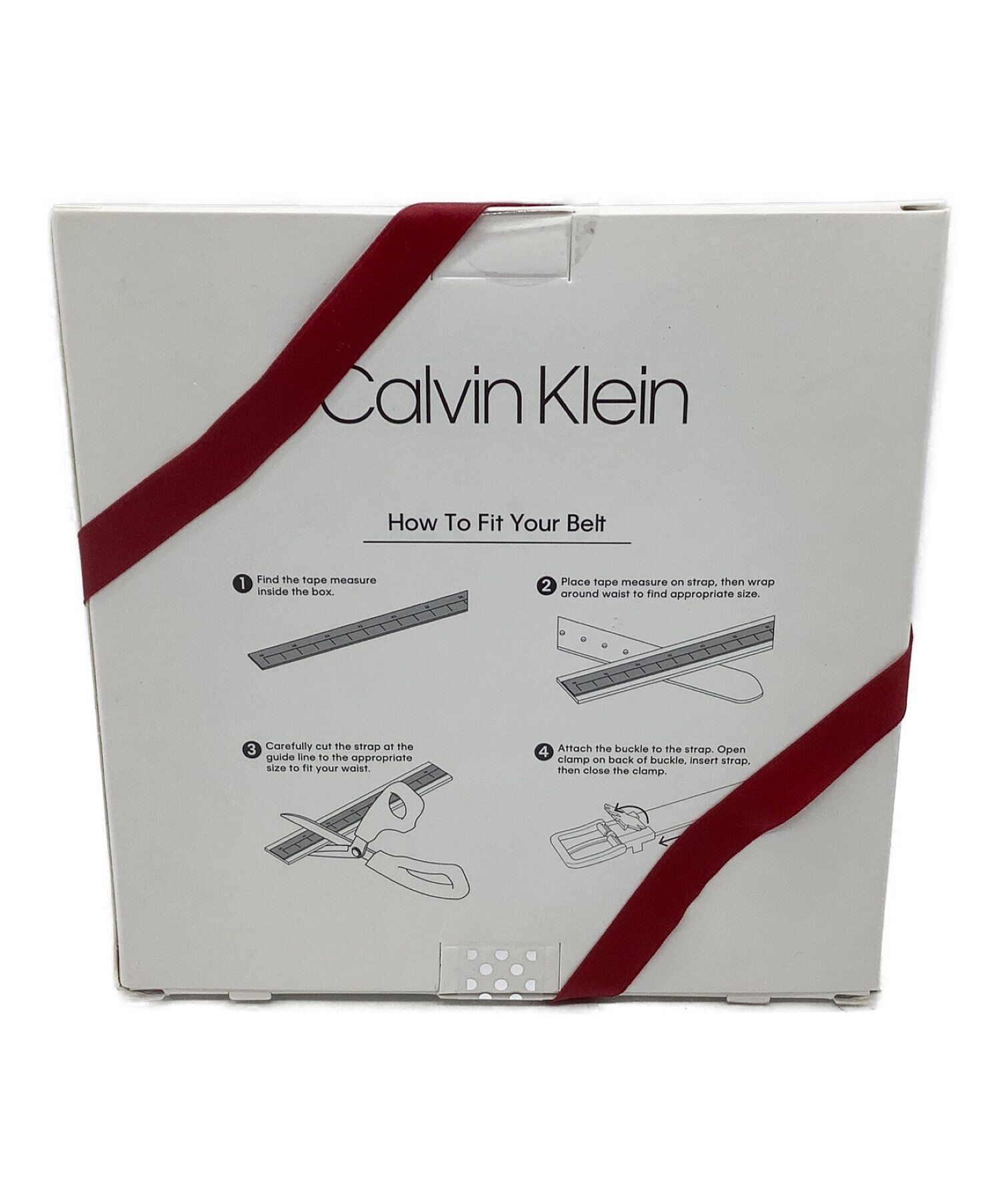 中古・古着通販】Calvin Klein (カルバンクライン) レザー ベルト