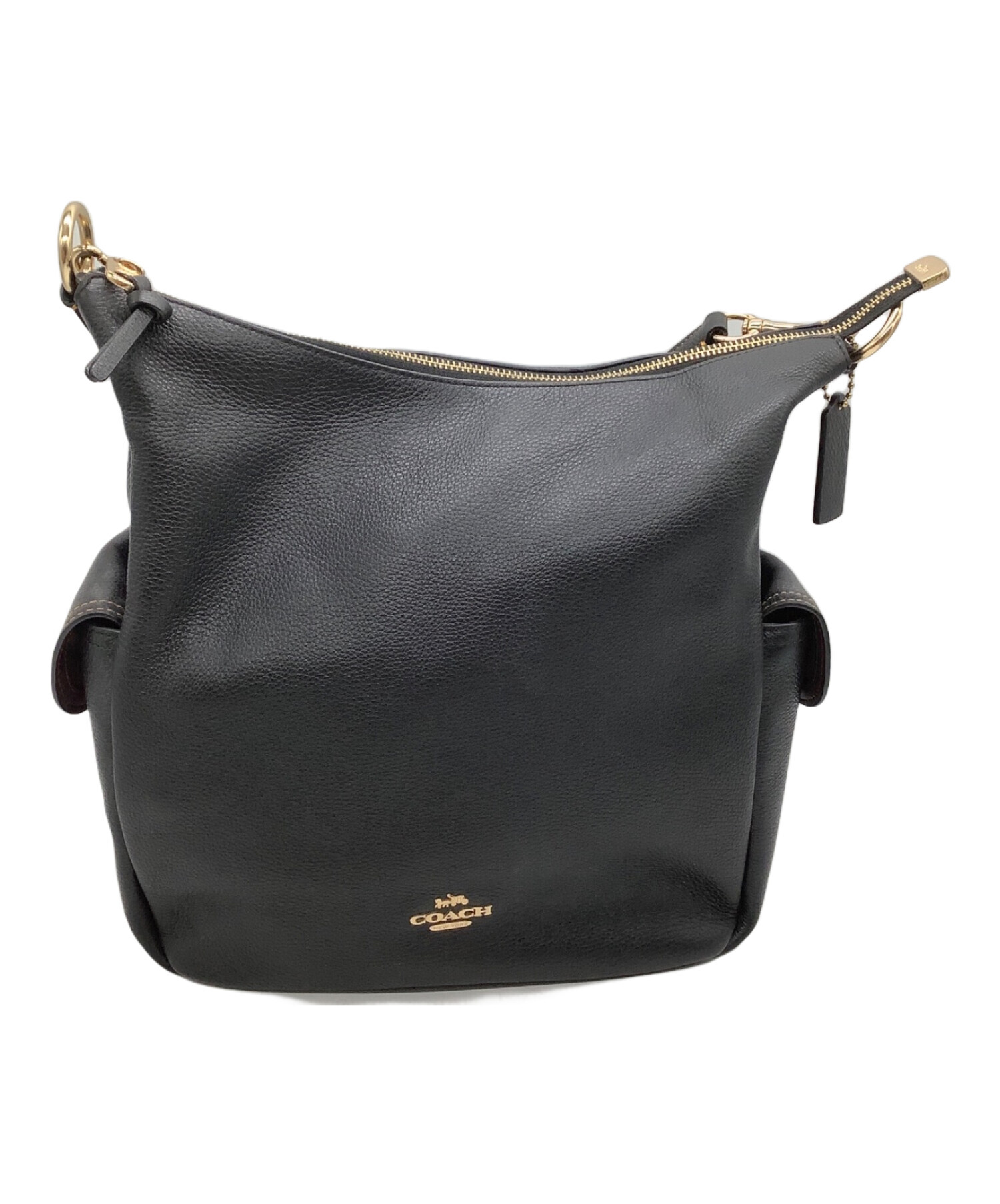 中古・古着通販】COACH (コーチ) ショルダーバッグ ブラック｜ブランド 