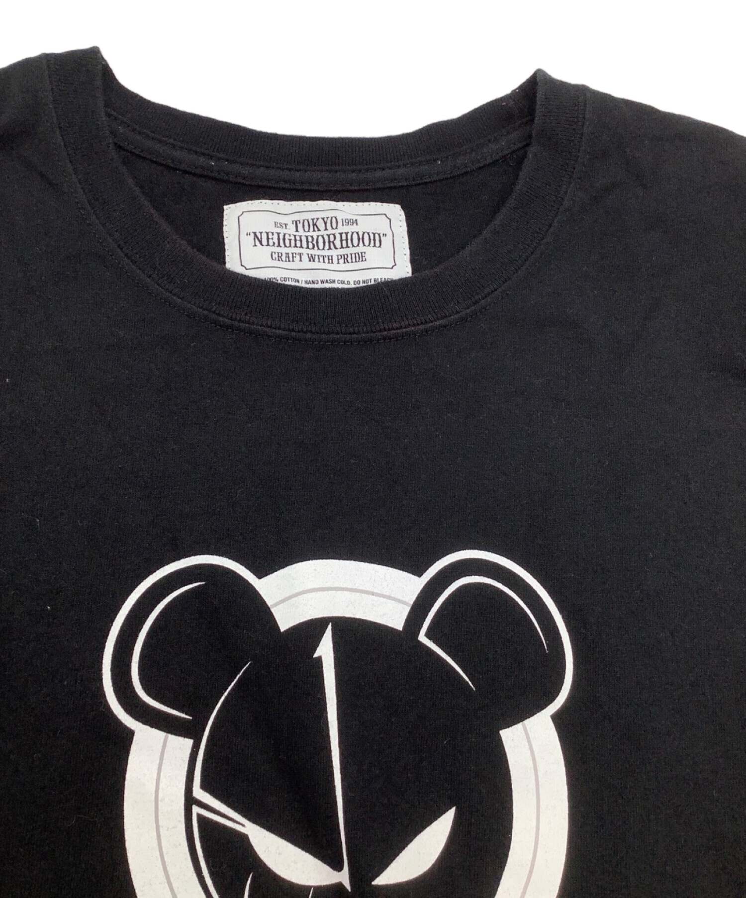 中古・古着通販】NEIGHBORHOOD (ネイバーフッド) MEDICOM TOY (ミディアムトイ) プリントTシャツ ブラック サイズ:M｜ブランド・古着通販  トレファク公式【TREFAC FASHION】スマホサイト