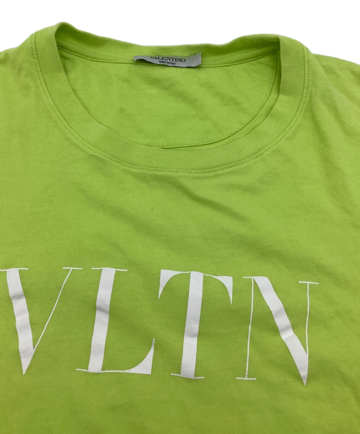 中古・古着通販】VALENTINO (ヴァレンティノ) ロゴTシャツ ライトグリーン サイズ:M｜ブランド・古着通販 トレファク公式【TREFAC  FASHION】スマホサイト