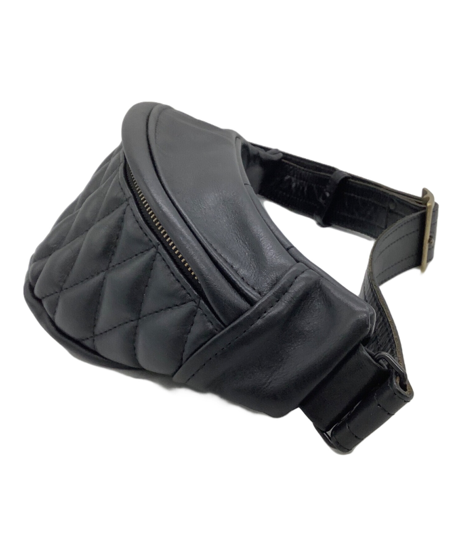 中古・古着通販】KADOYA (カドヤ) WAIST BAG-PTD HEAD FACTORY 日本製 ブラック｜ブランド・古着通販  トレファク公式【TREFAC FASHION】スマホサイト