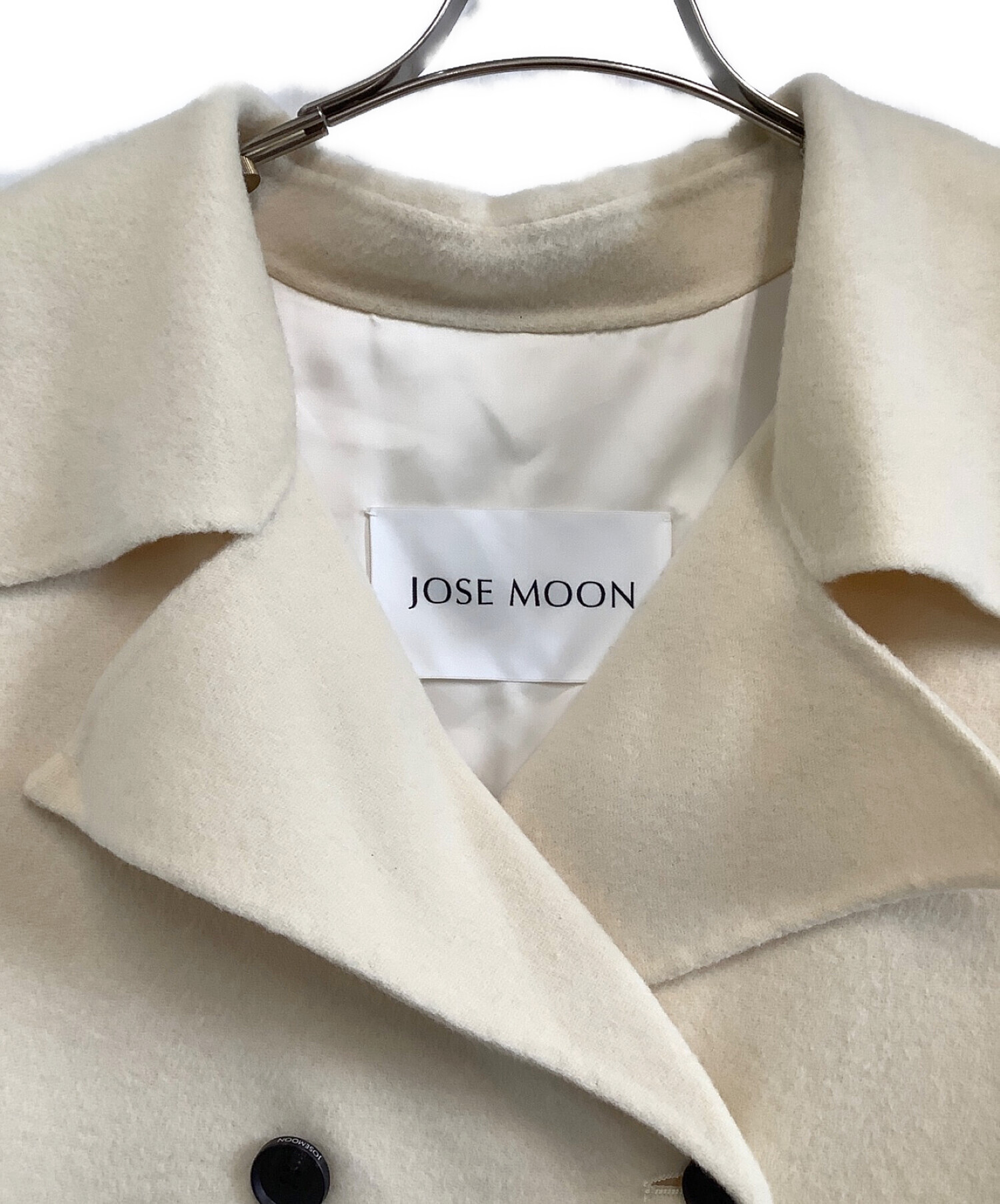 JOSE MOON (ジョゼムーン) ウールチェスターコート jose moon PREMIUM WOOL アイボリー サイズ:38