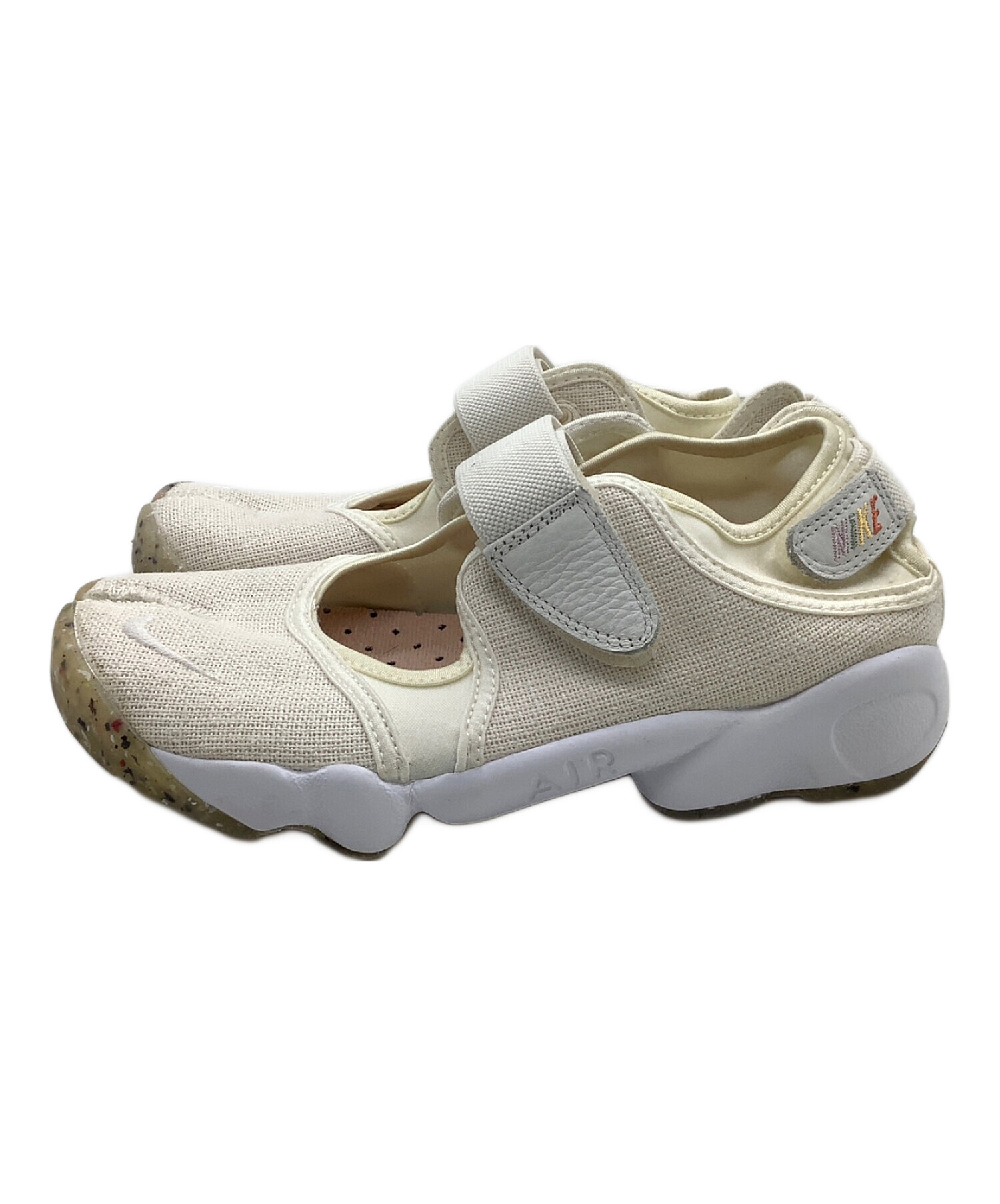 24 NIKE AIR RIFT ナイキ エアリフト ベージュ - 靴