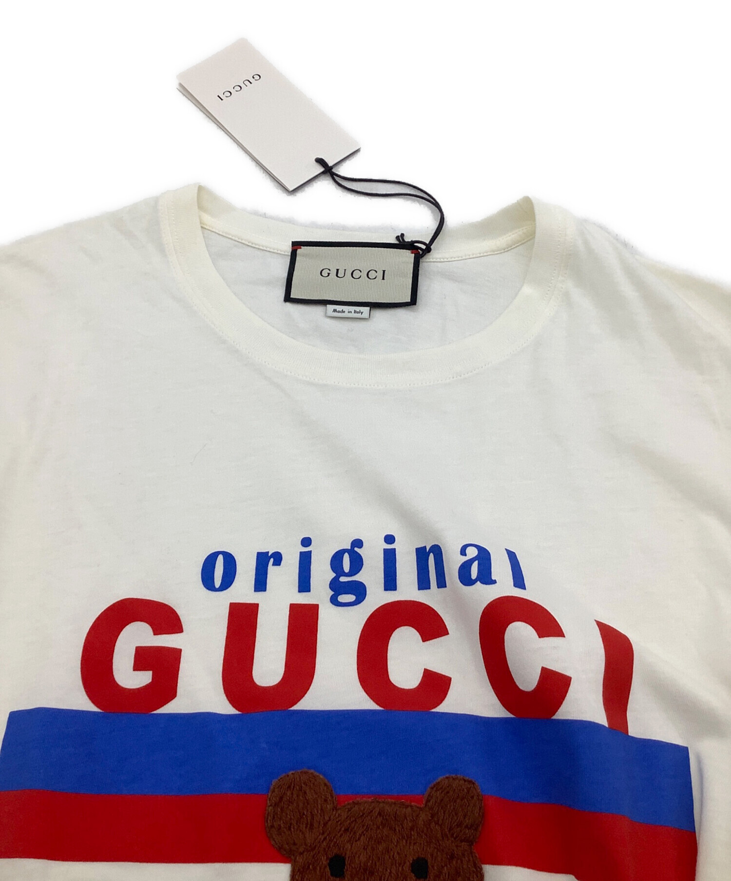 中古・古着通販】GUCCI (グッチ) Tシャツ ホワイト サイズ:XL 未使用品｜ブランド・古着通販 トレファク公式【TREFAC  FASHION】スマホサイト