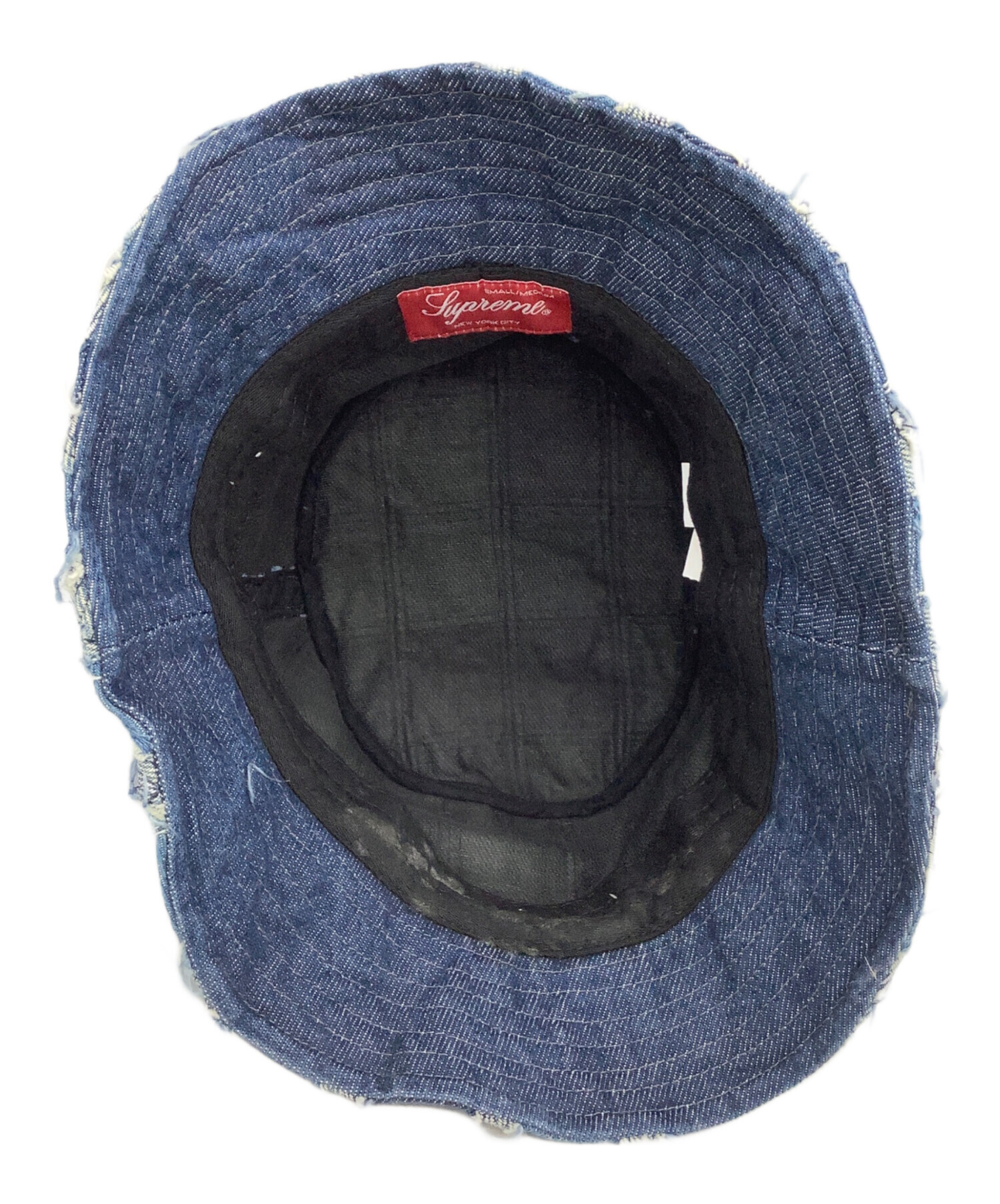 中古・古着通販】SUPREME (シュプリーム) バケットハット Frayed Patchwork Denim Crusher 23SS インディゴ  サイズ:SM｜ブランド・古着通販 トレファク公式【TREFAC FASHION】スマホサイト