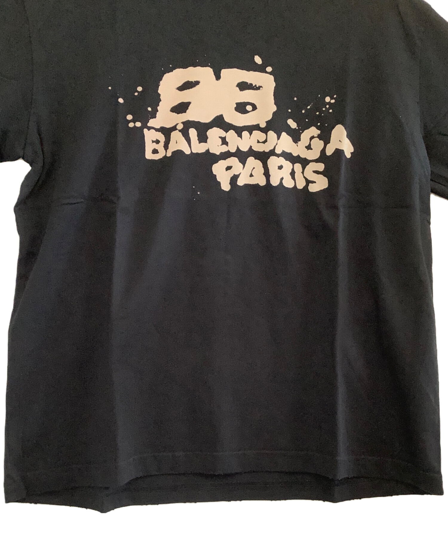 中古・古着通販】BALENCIAGA (バレンシアガ) Tシャツ Hand Drawn BB Icon Tee ブラック サイズ:S 未使用品｜ブランド・古着通販  トレファク公式【TREFAC FASHION】スマホサイト