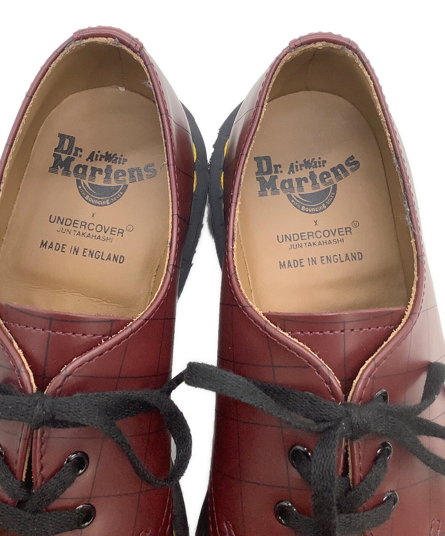 Dr.Martens (ドクターマーチン) UNDERCOVER (アンダーカバー) 3ホールシューズ ボルドー サイズ:7