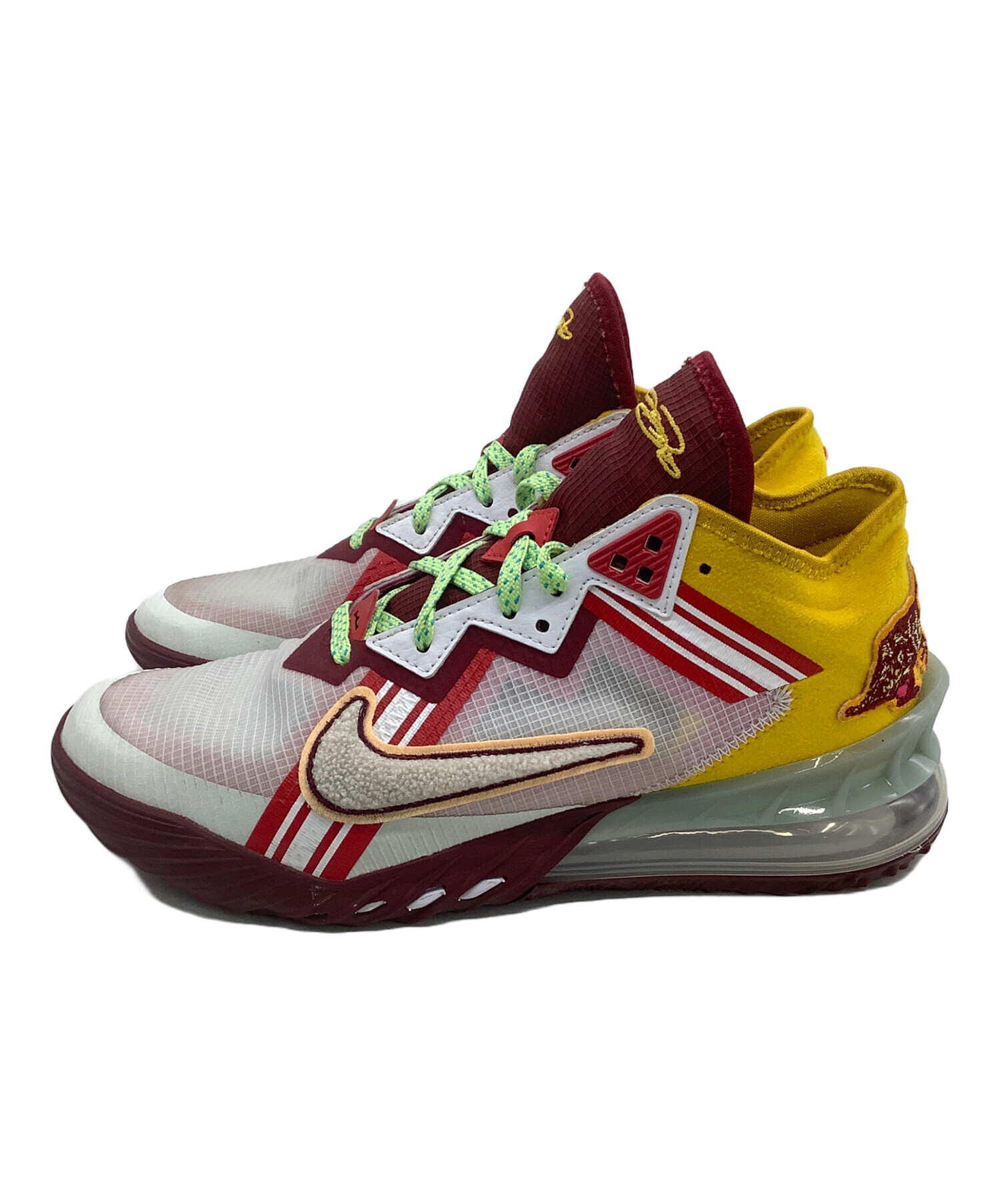 中古・古着通販】NIKE×MIMIPLANGE (ナイキ×ミミプランジ) スニーカー LEBRON 18 ホワイト×イエロー  サイズ:26｜ブランド・古着通販 トレファク公式【TREFAC FASHION】スマホサイト