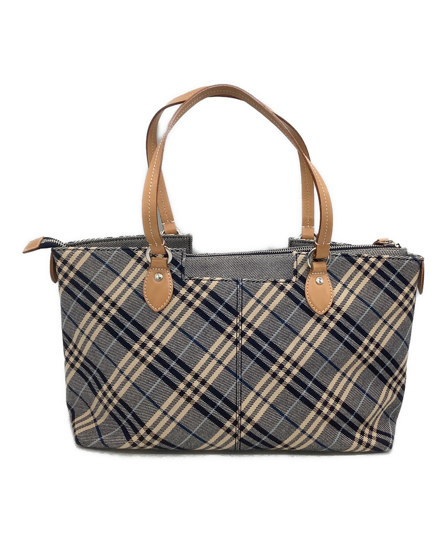 BURBERRY BLUE LABEL (バーバリーブルーレーベル) トートバッグ グレー